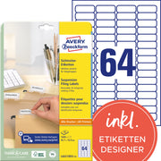 Avery Sichtreiteretikett