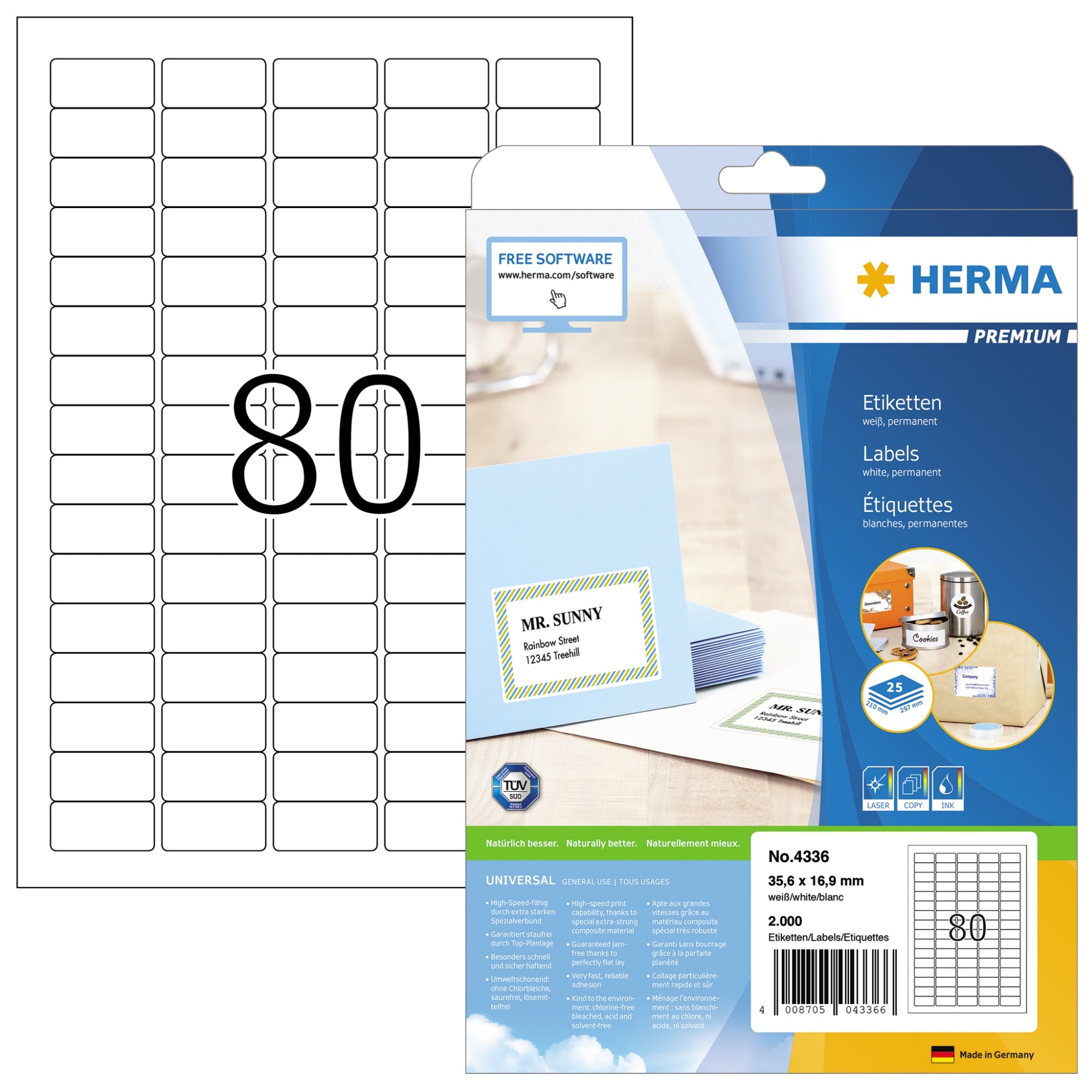 Herma Universaletikett PREMIUM