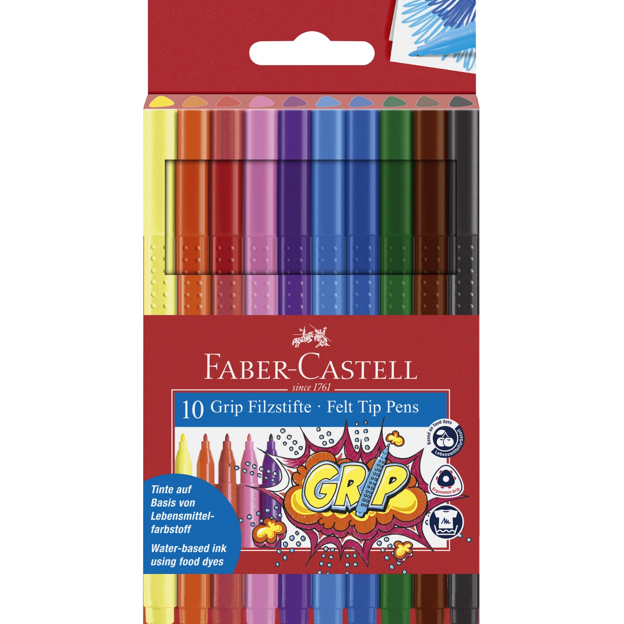 Faber-Castell Fasermaler GRIP COLOUR