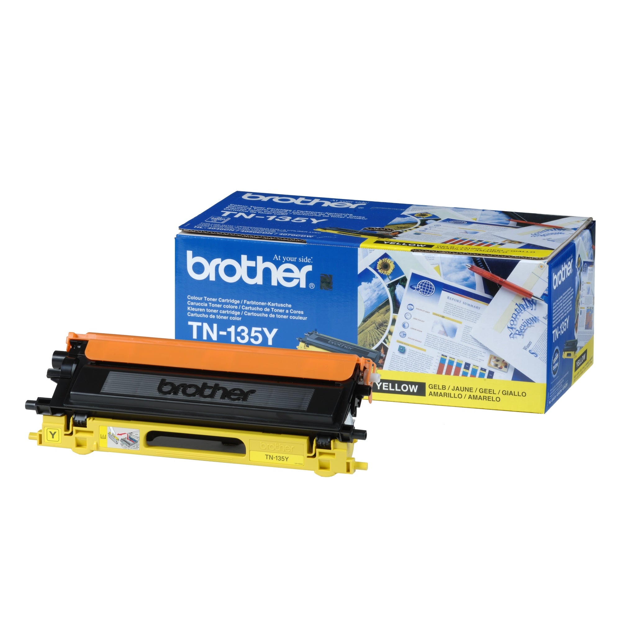 Brother Toner, gelb