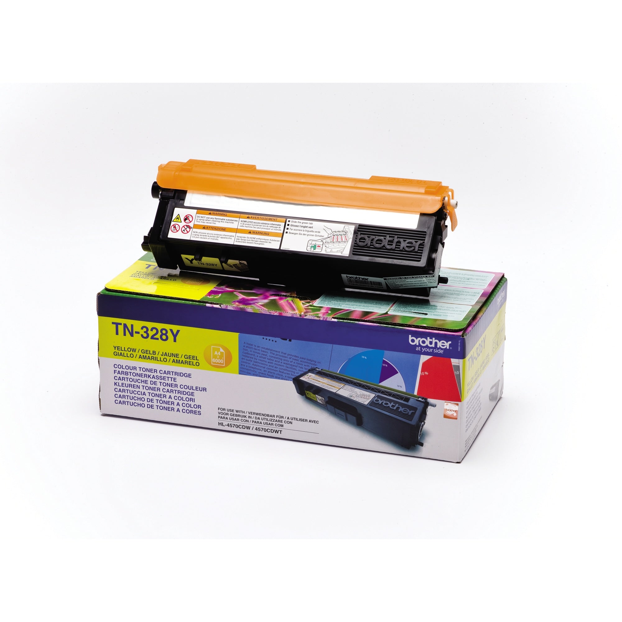 Brother Toner, gelb