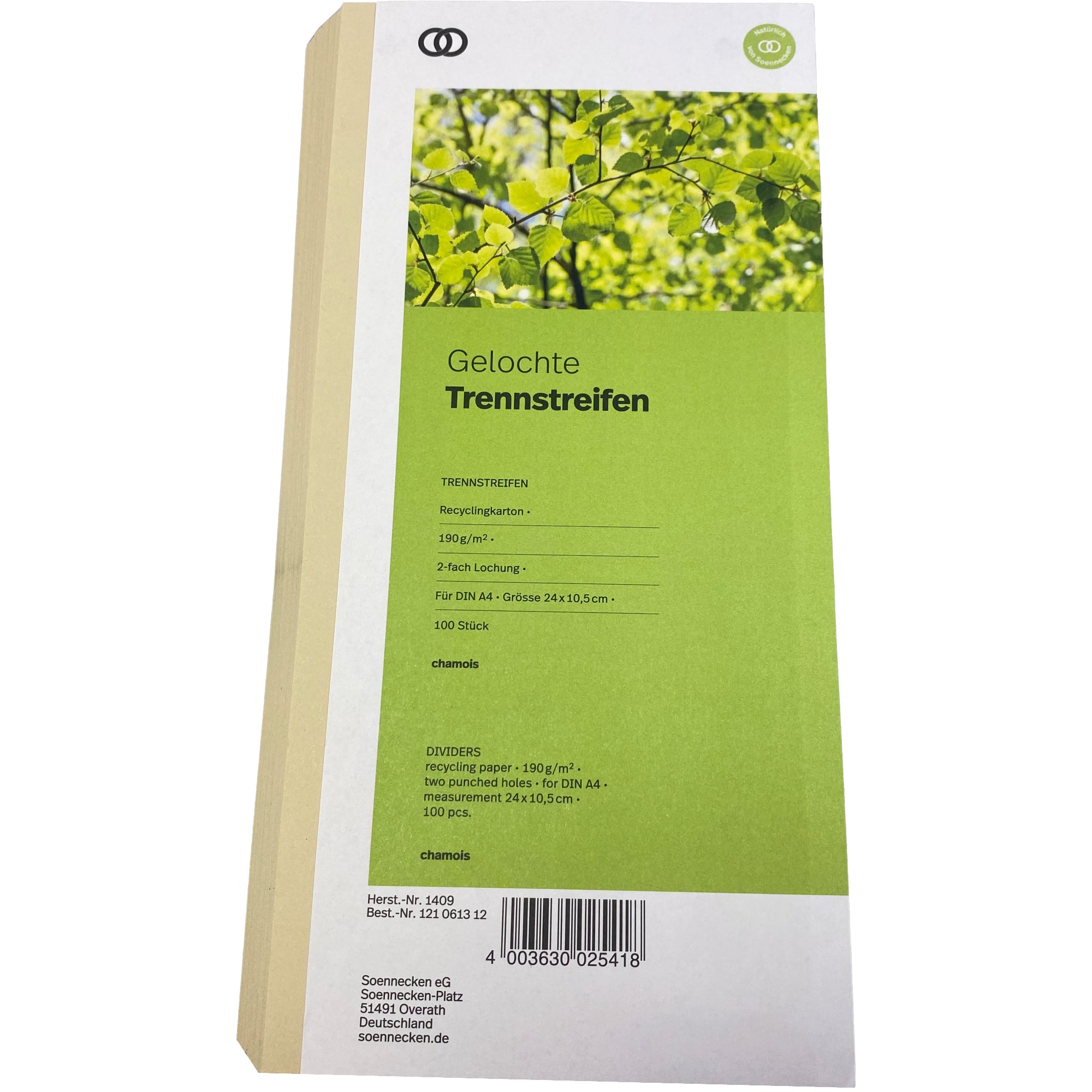 Soennecken Trennstreifen oeco