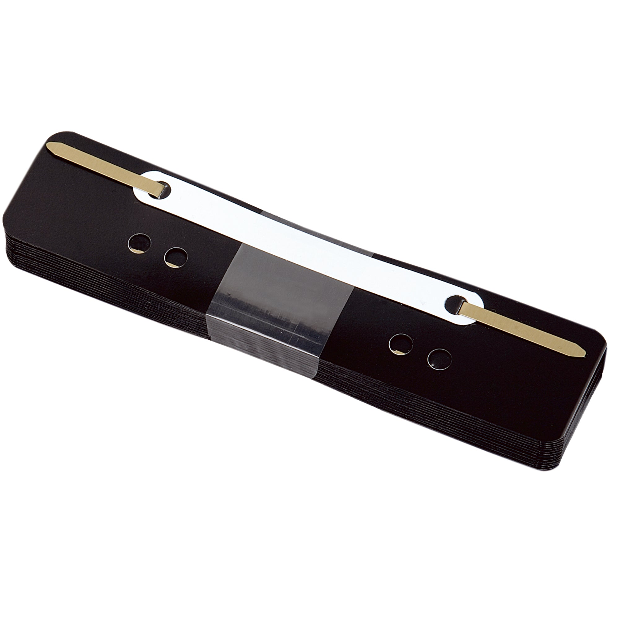 Soennecken Heftstreifen kurz Kunststoffdeckl. sw 25 St.