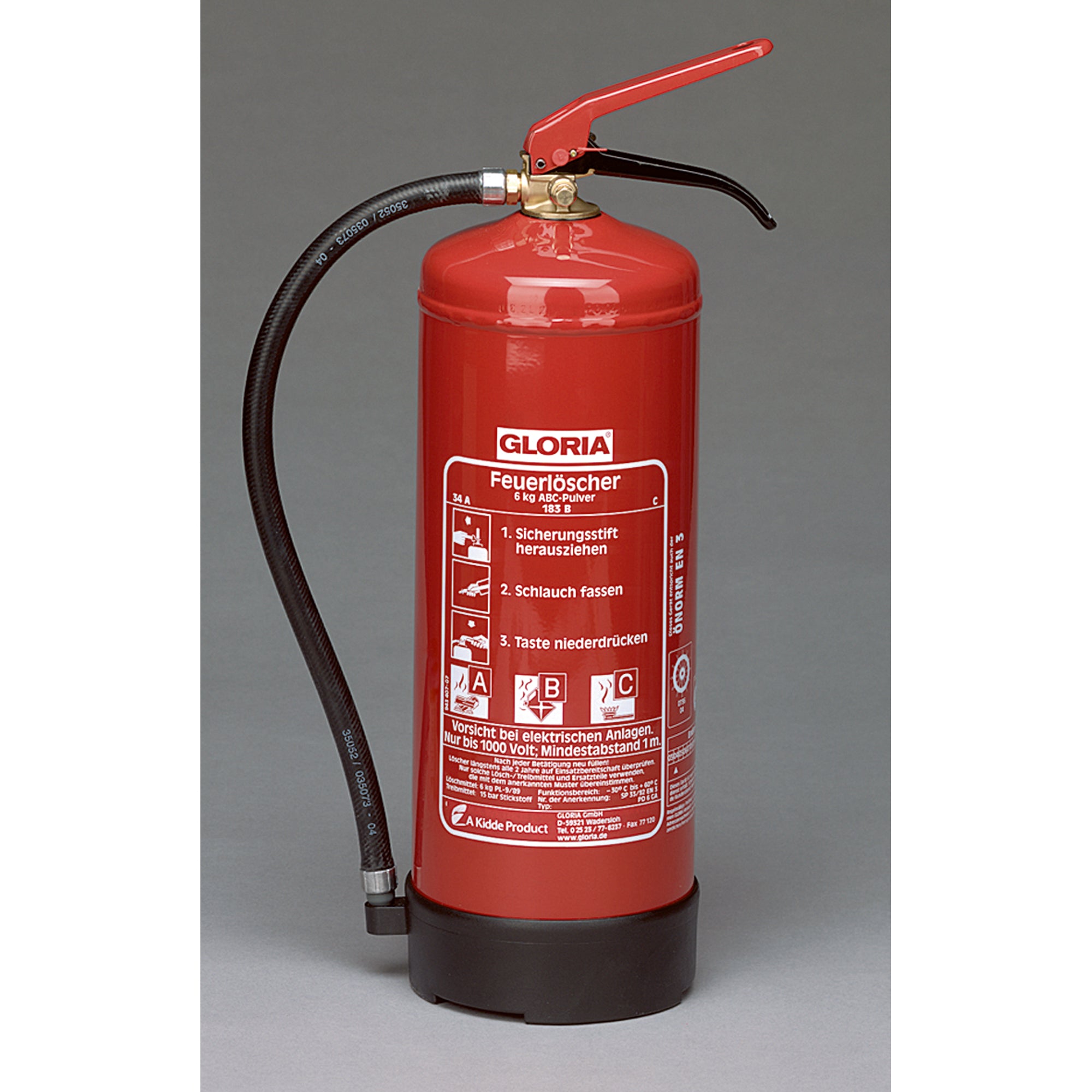 Gloria Handfeuerlöscher PD 6 GA