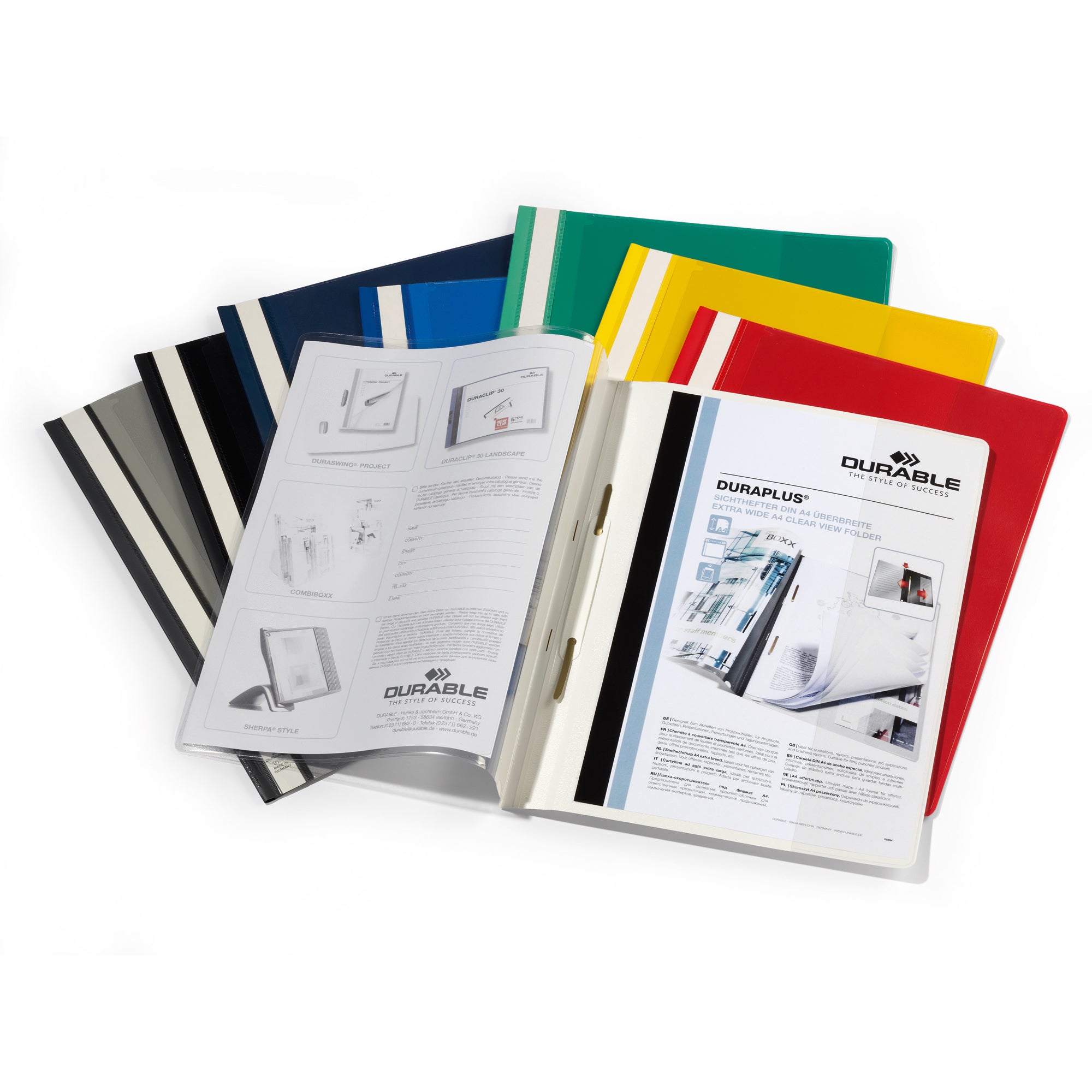 Durable Angebotshefter DURAPLUS®, DIN A4, Überbreite