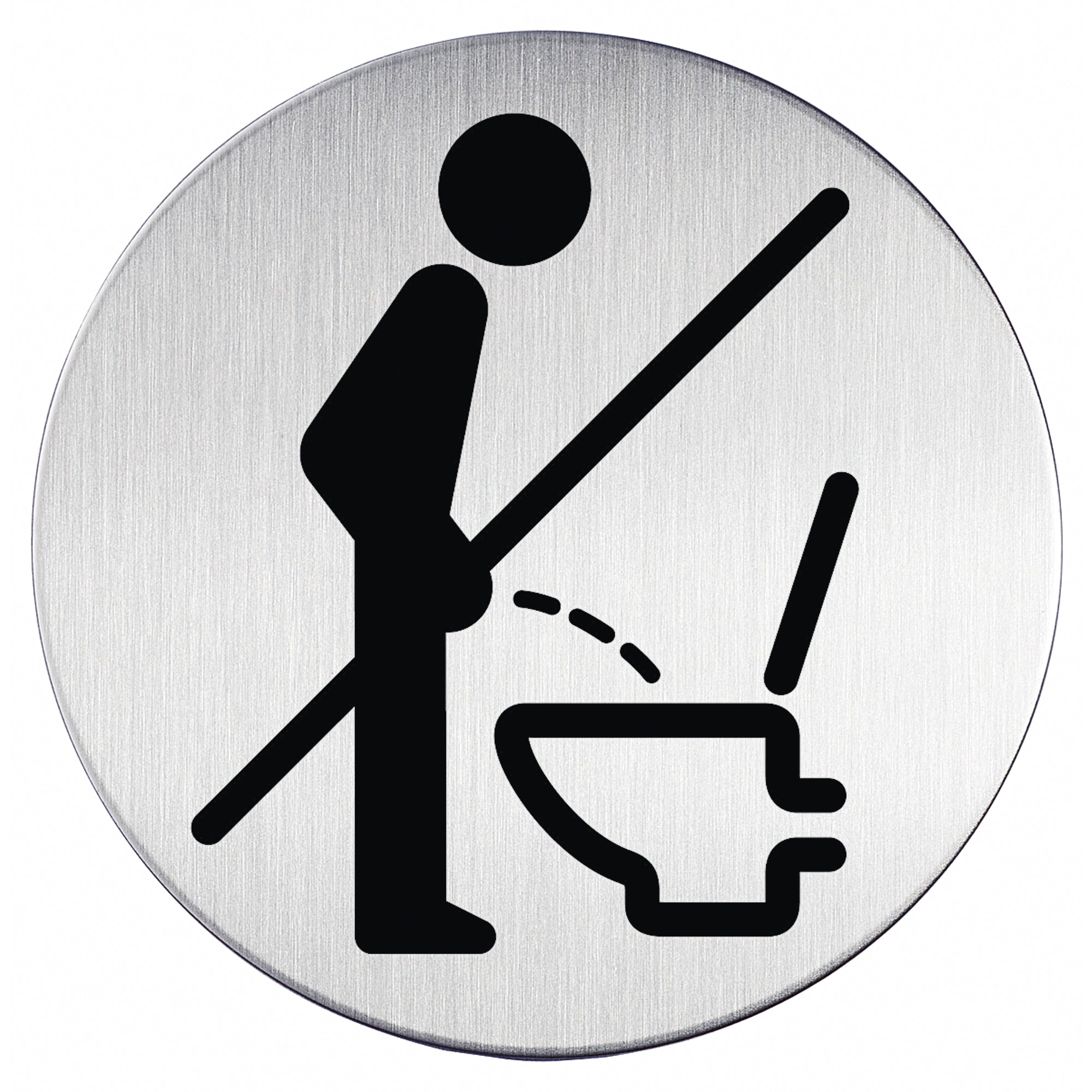 Durable Piktogramm PICTO Bitte setzen 83mm Aluminium