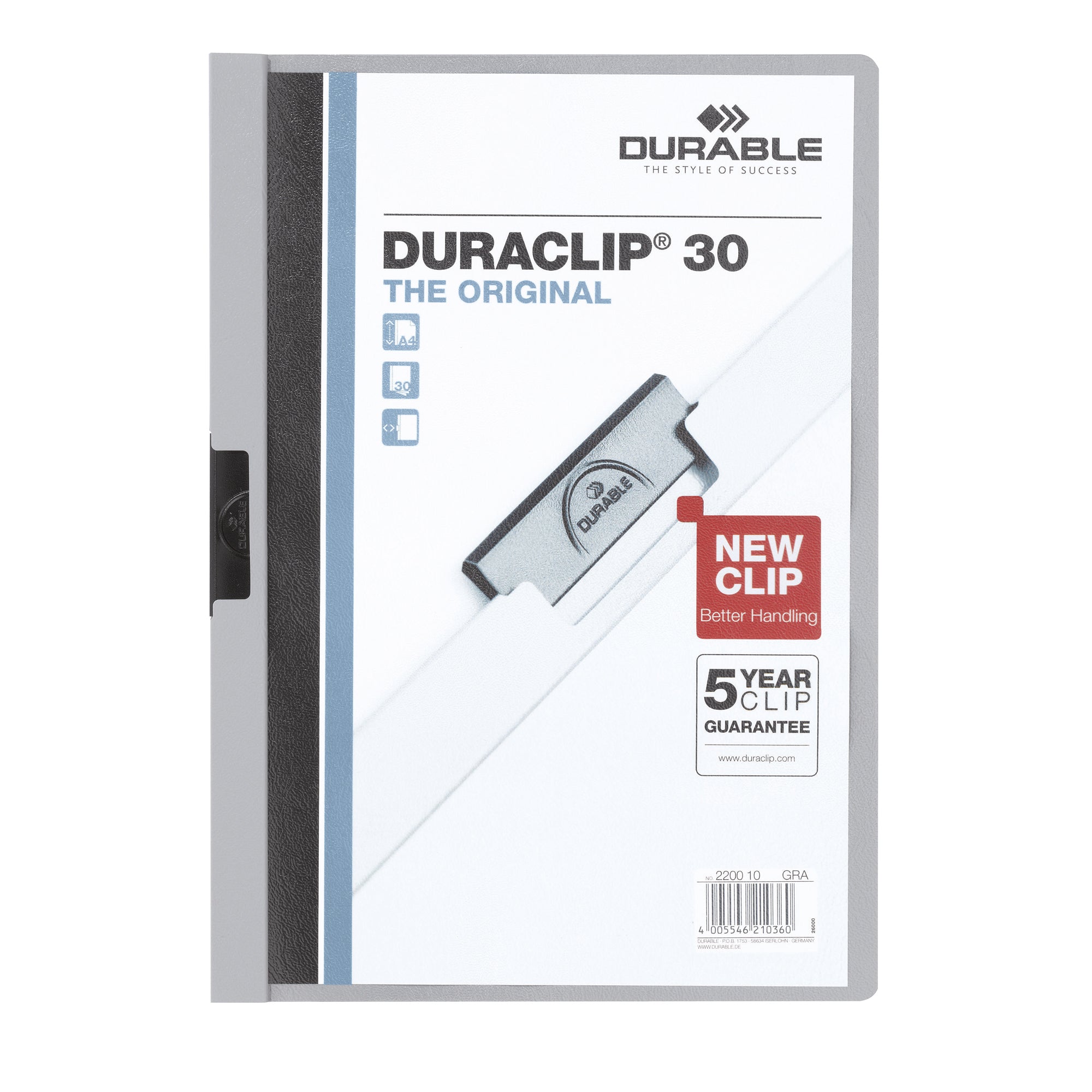 Durable Klemmmappe DURACLIP® 60, DIN A4
