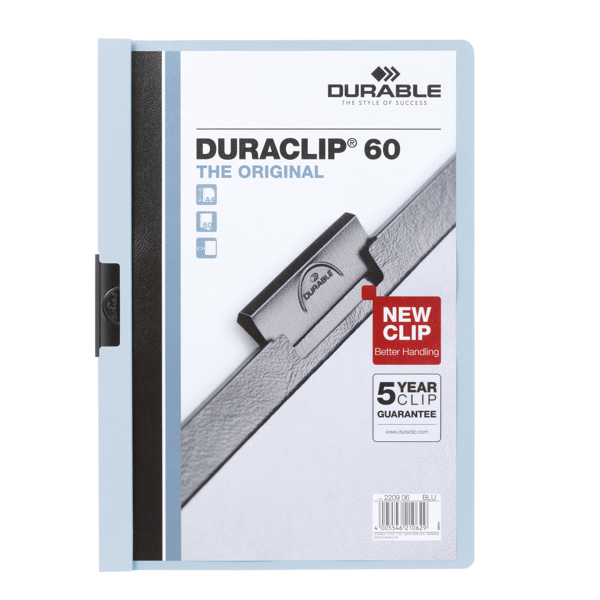 Durable Klemmmappe DURACLIP® 60, DIN A4