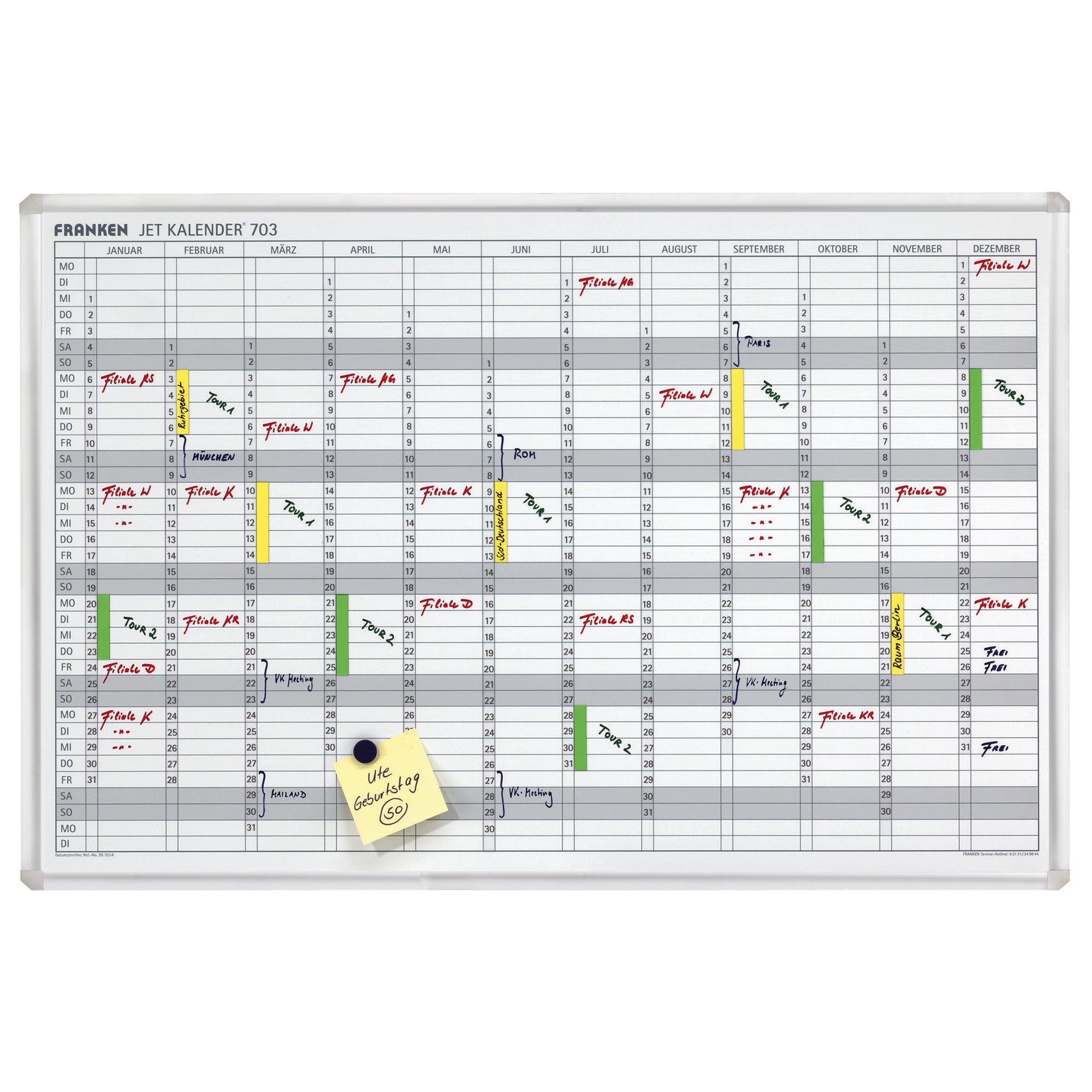 Franken Jahresplaner JetKalender 703