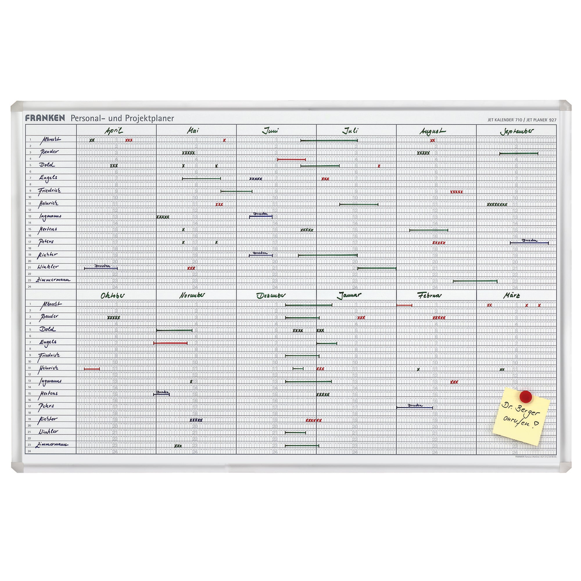 Franken Jahresplaner JetKalender 710