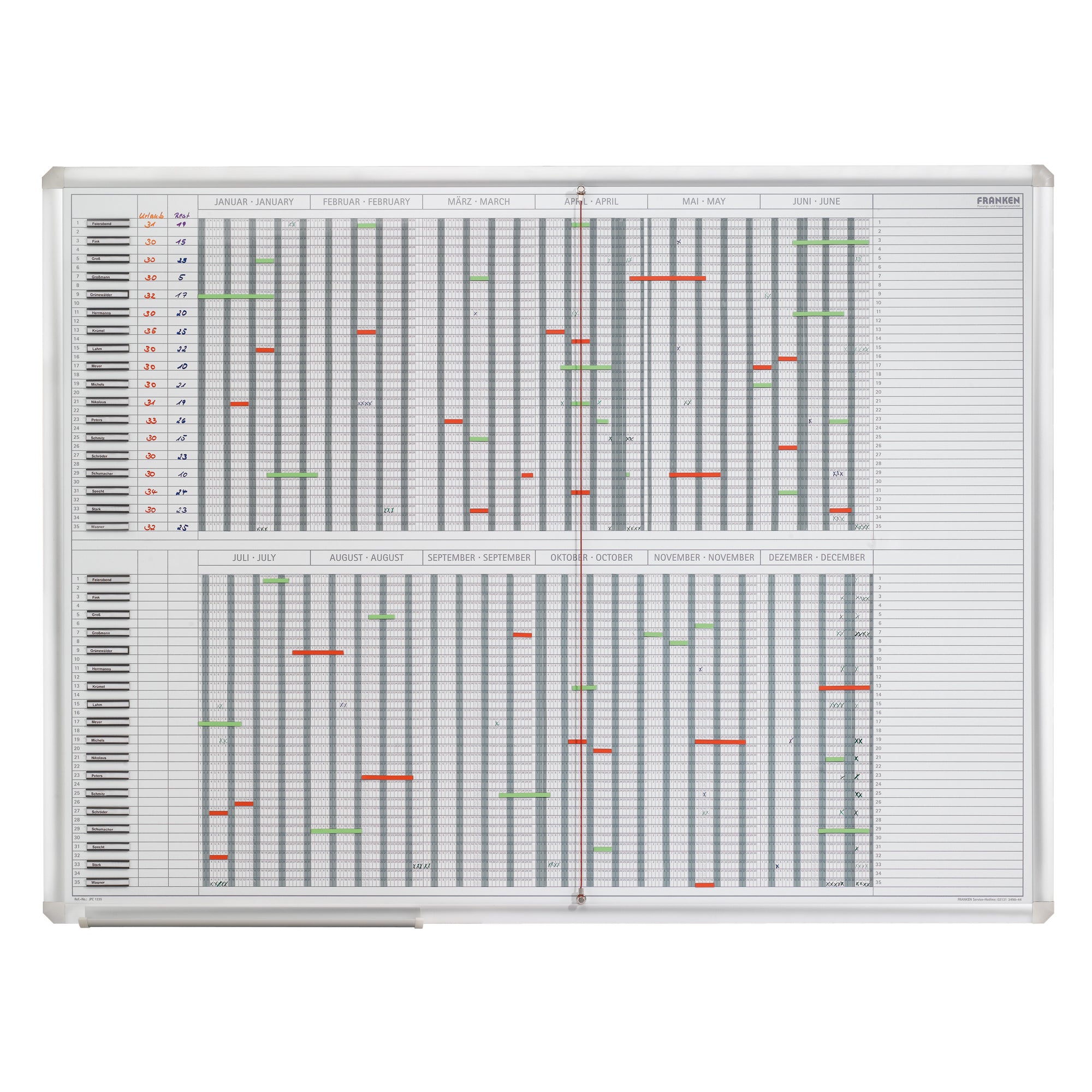 Franken Jahresplaner JetPlaner 1235