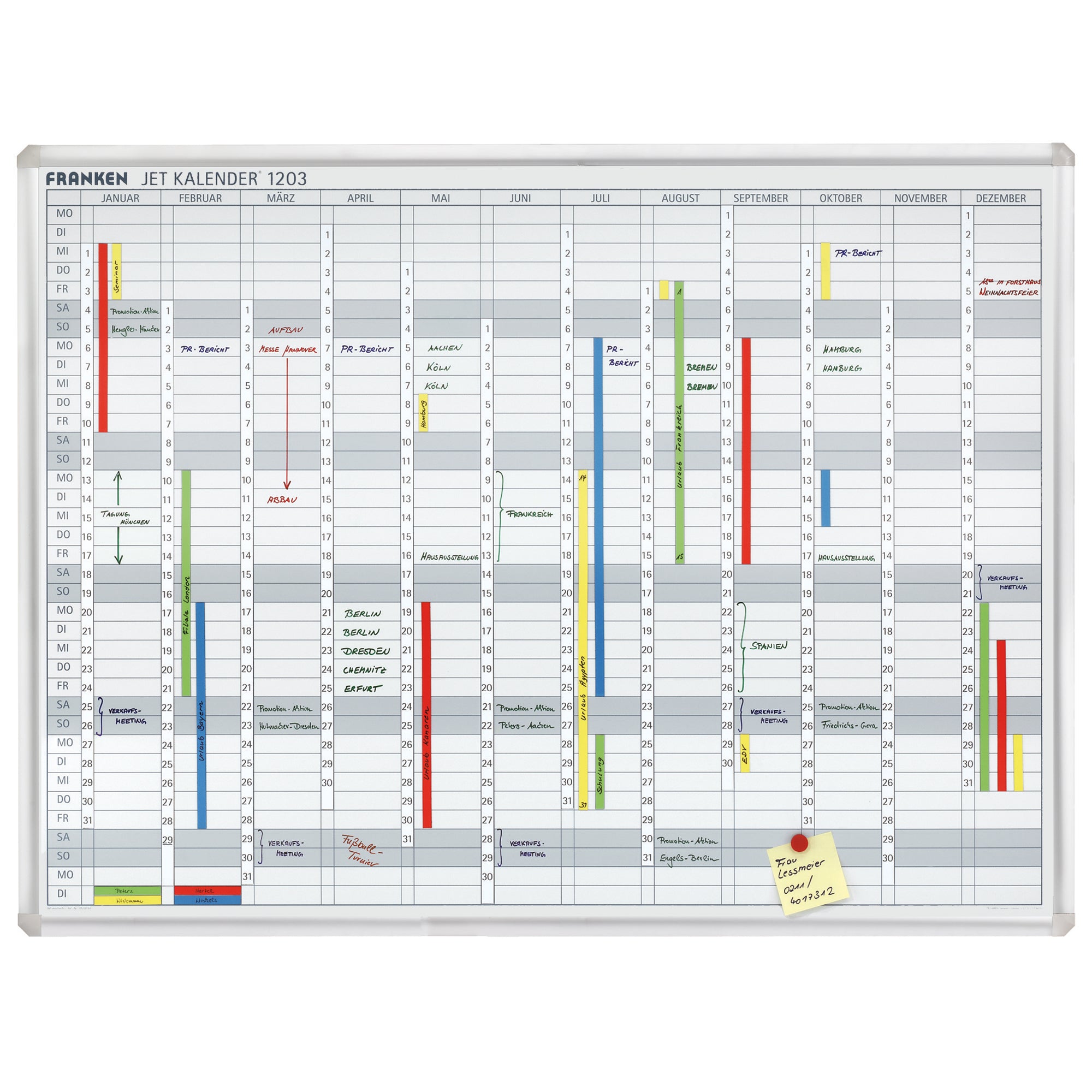 Franken Jahresplaner JetKalender 1203