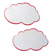 Franken Moderationskarte 42x25cm Wolke ws/rt 20 St.