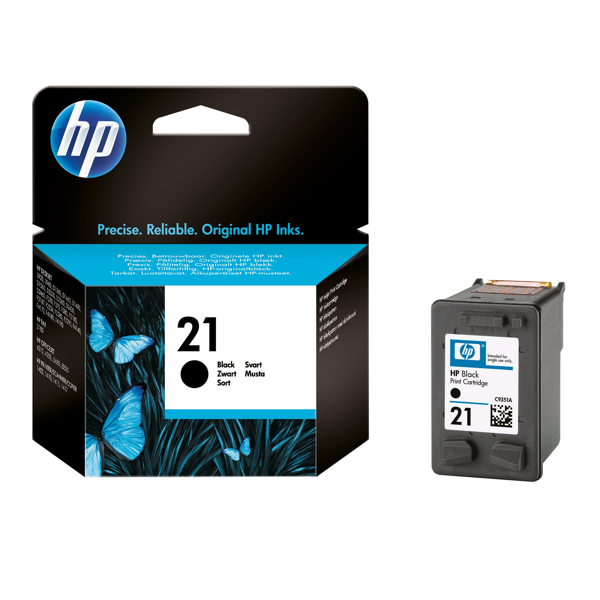 HP Tintenpatrone, schwarz