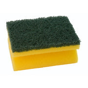 Schwamm 7x9,5x4cm Griffleiste gelb/grün 10St