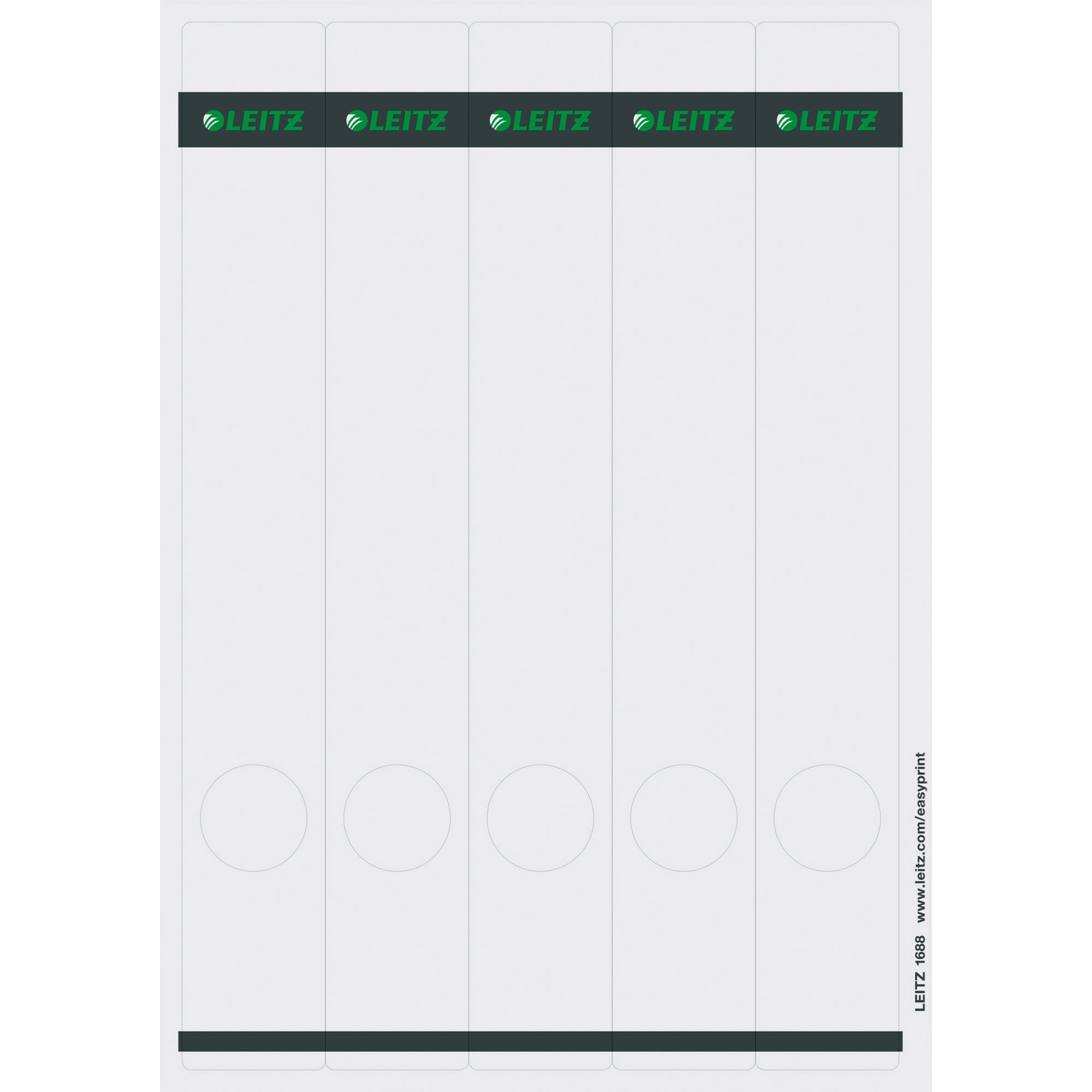 Leitz Ordnerrückenetikett, 39 x 285 mm (B x H)