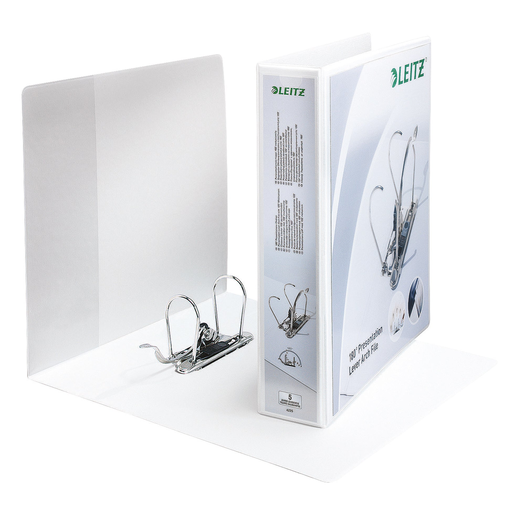 Leitz Präsentationsordner, DIN A4, Überbreite
