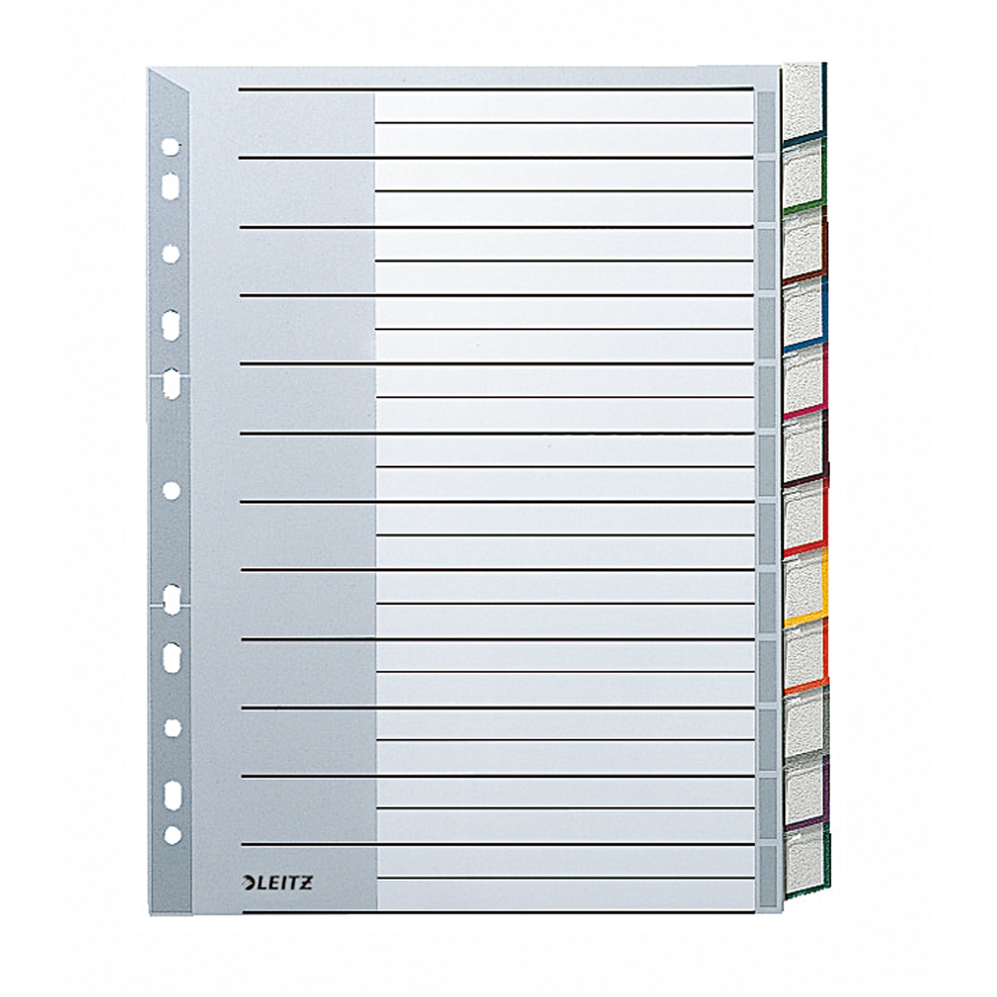 Leitz Ordnerregister, DIN A4, Überbreite