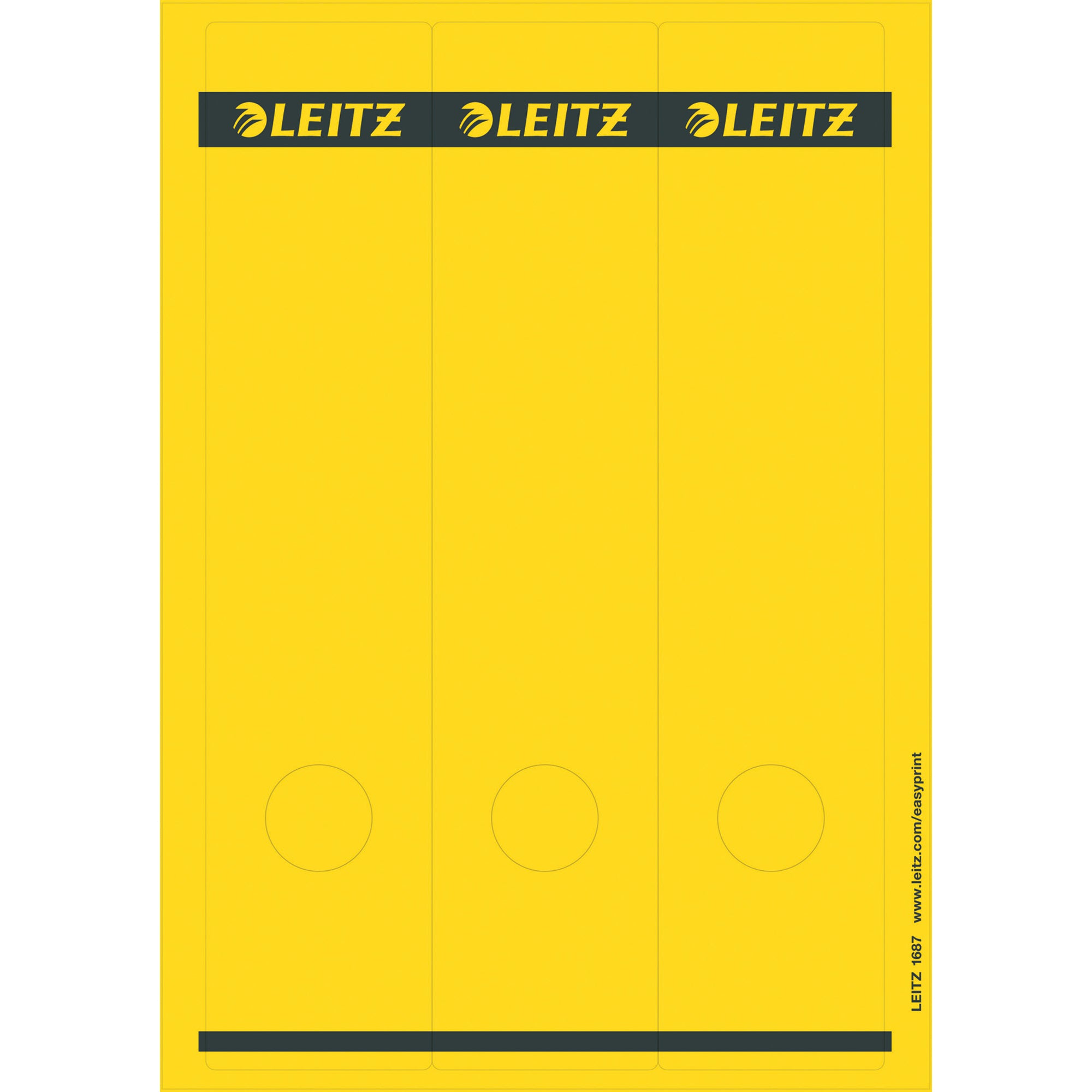 Leitz Ordnerrückenetikett, 61,5 x 285 mm (B x H)