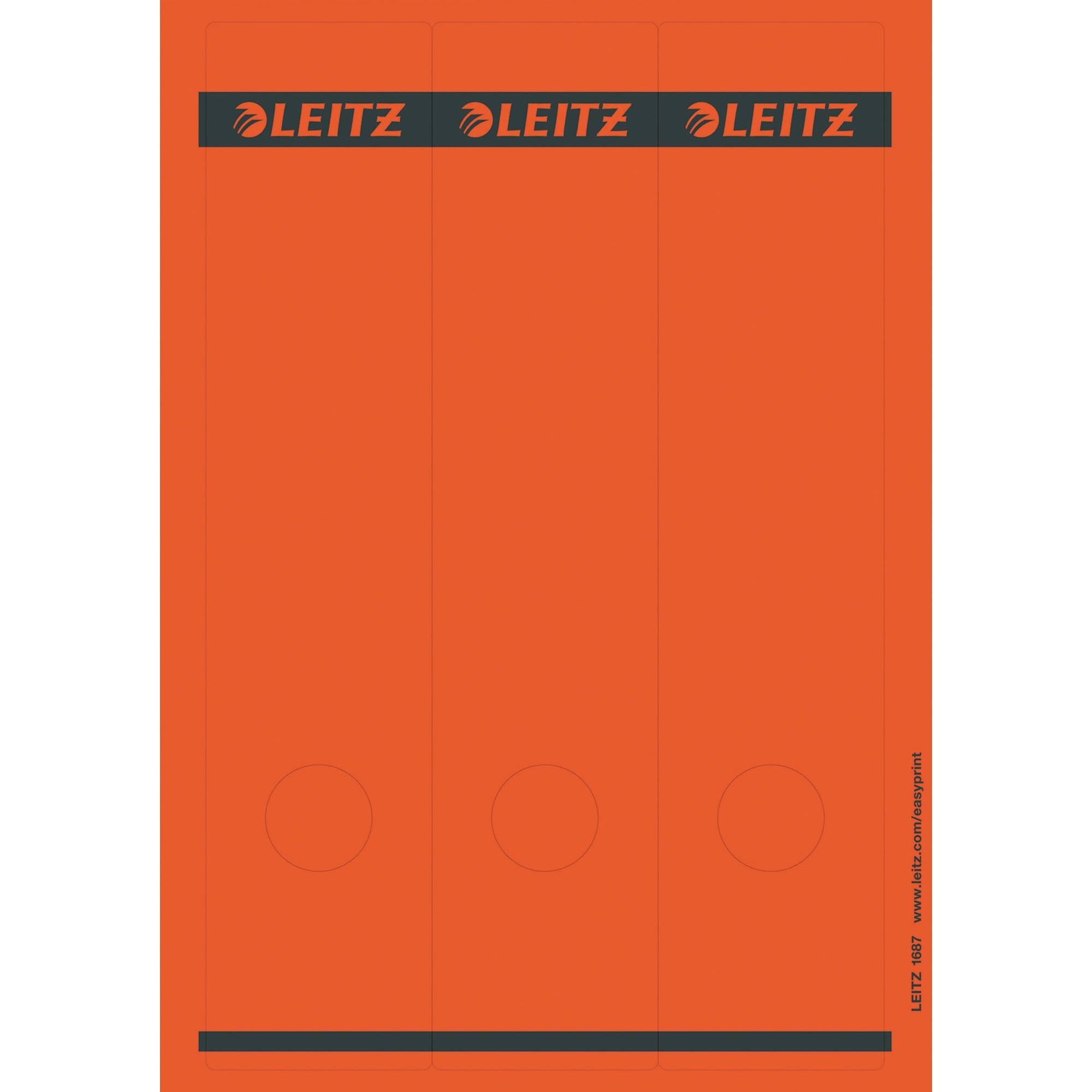 Leitz Ordnerrückenetikett, 61,5 x 285 mm (B x H)