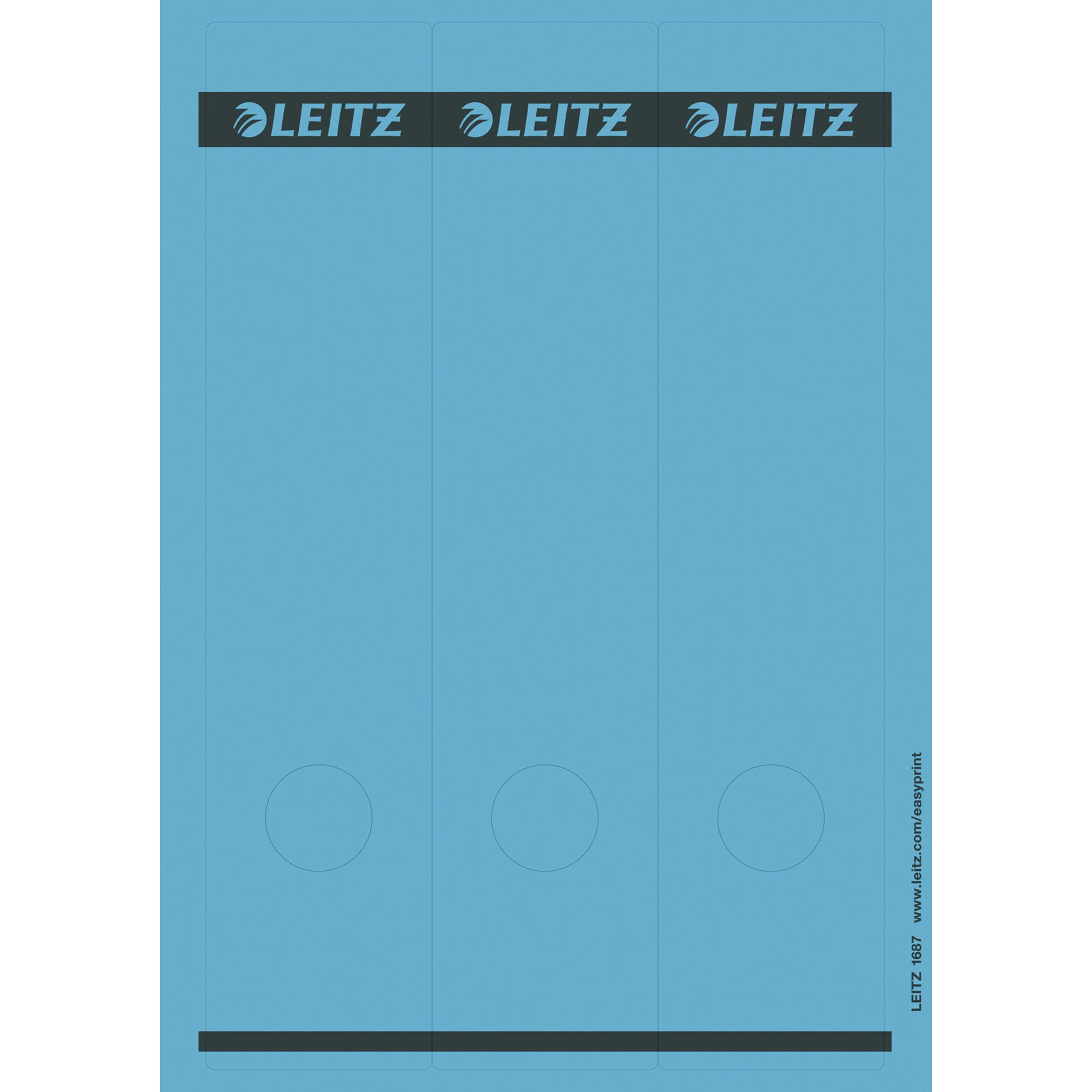 Leitz Ordnerrückenetikett, 61,5 x 285 mm (B x H)