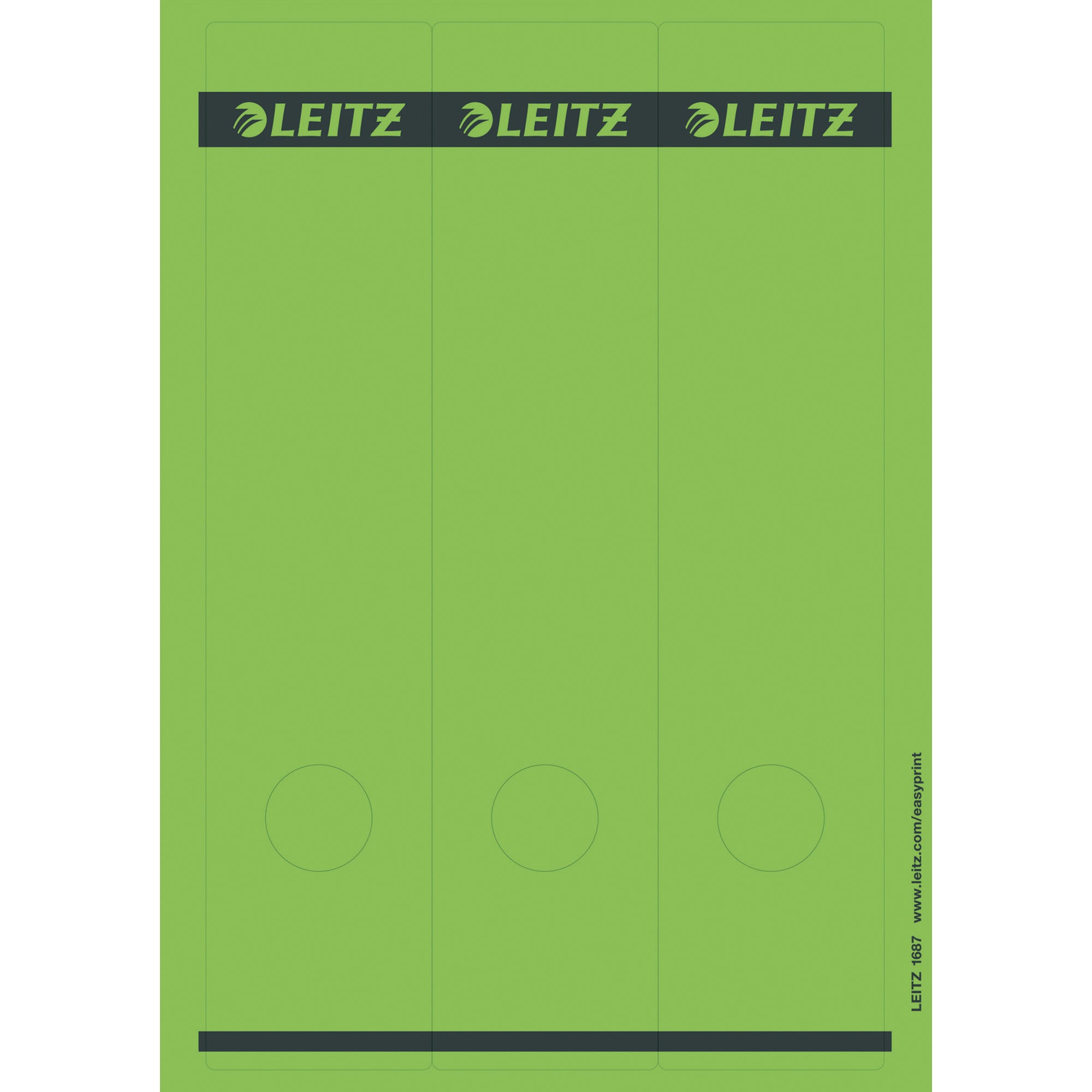 Leitz Ordnerrückenetikett, 61,5 x 285 mm (B x H)