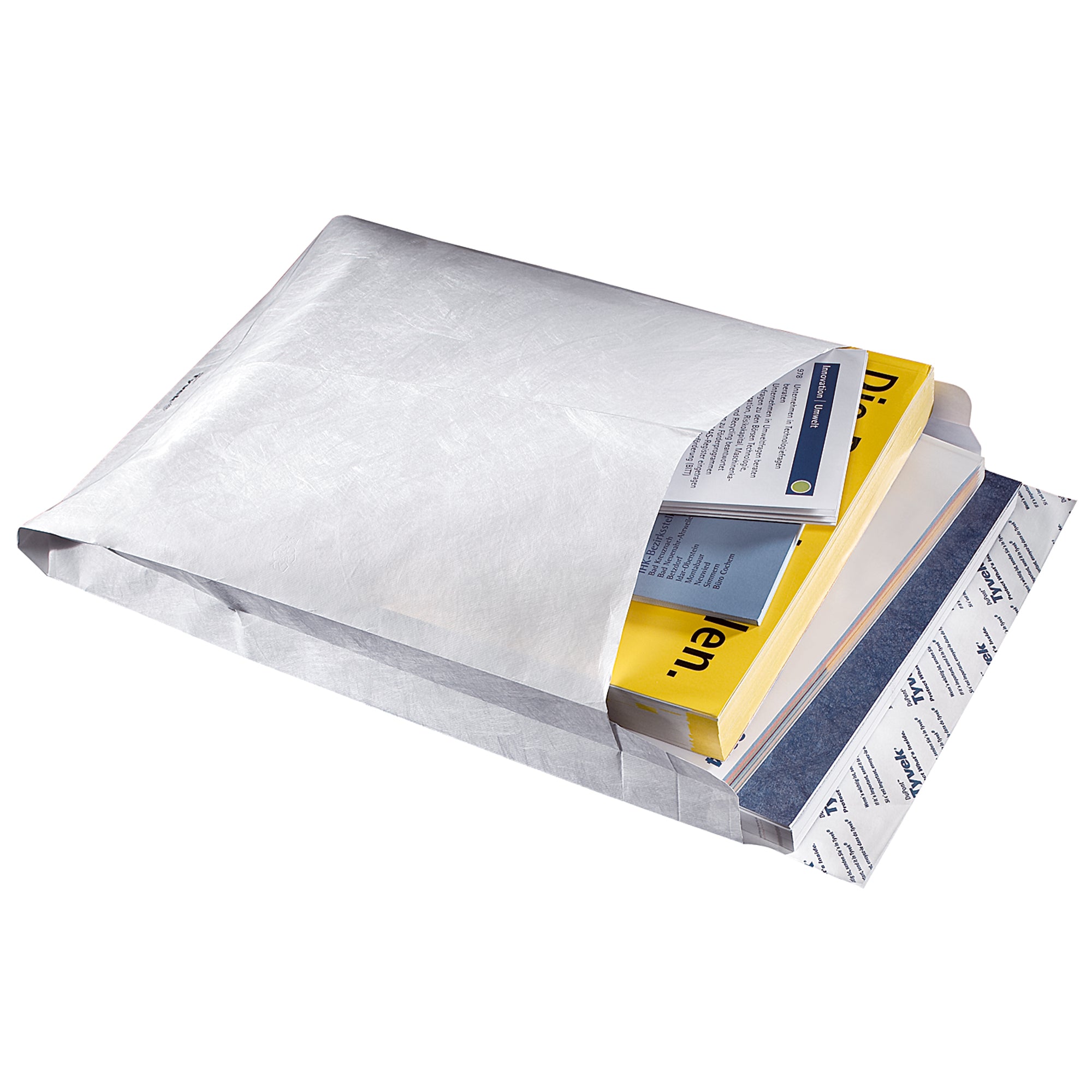 Tyvek Faltentasche C4 229x324x38mm hk 55g ws 100St., DIN C4