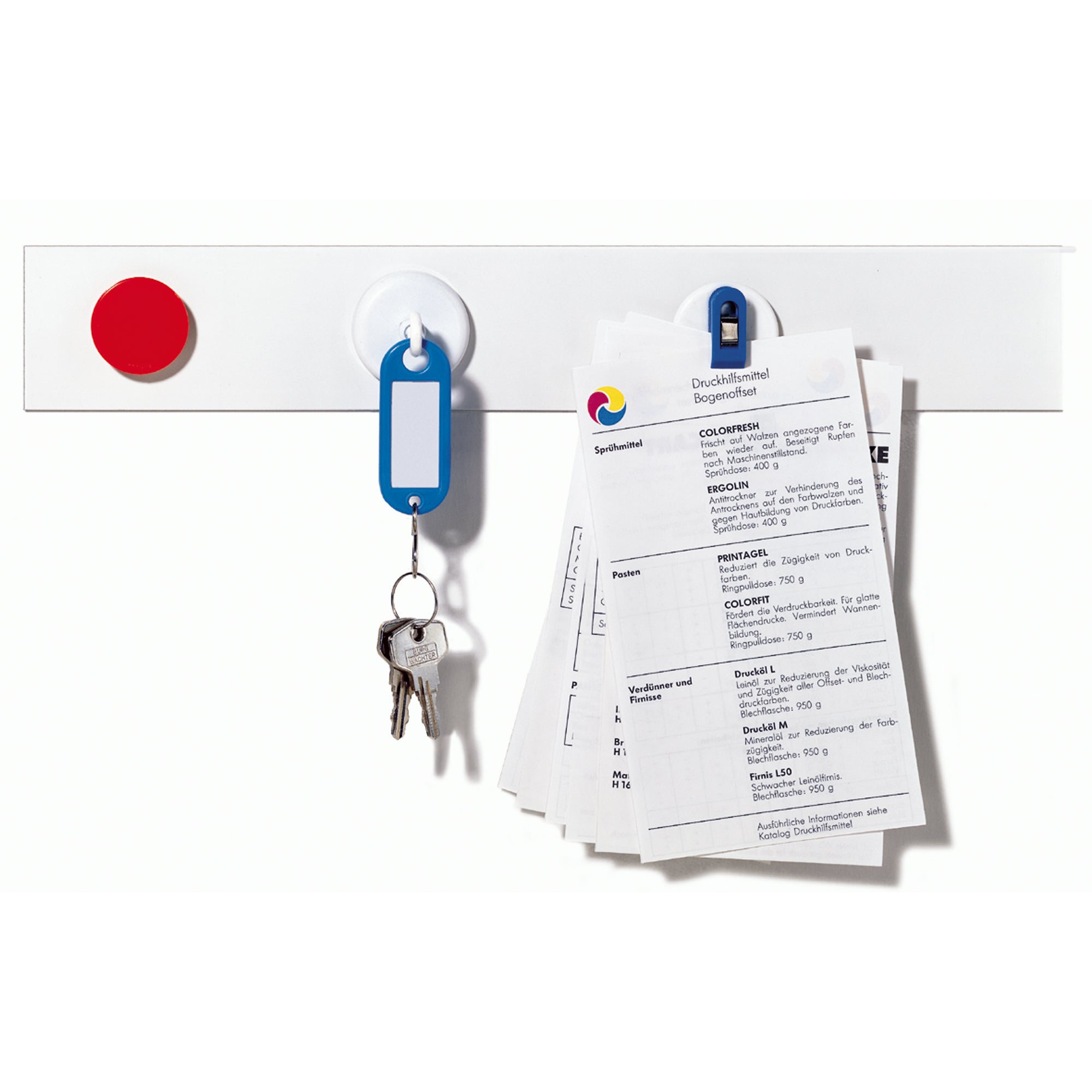 Franken Magnethaftleiste 5x100cm selbstklebend 10 St.