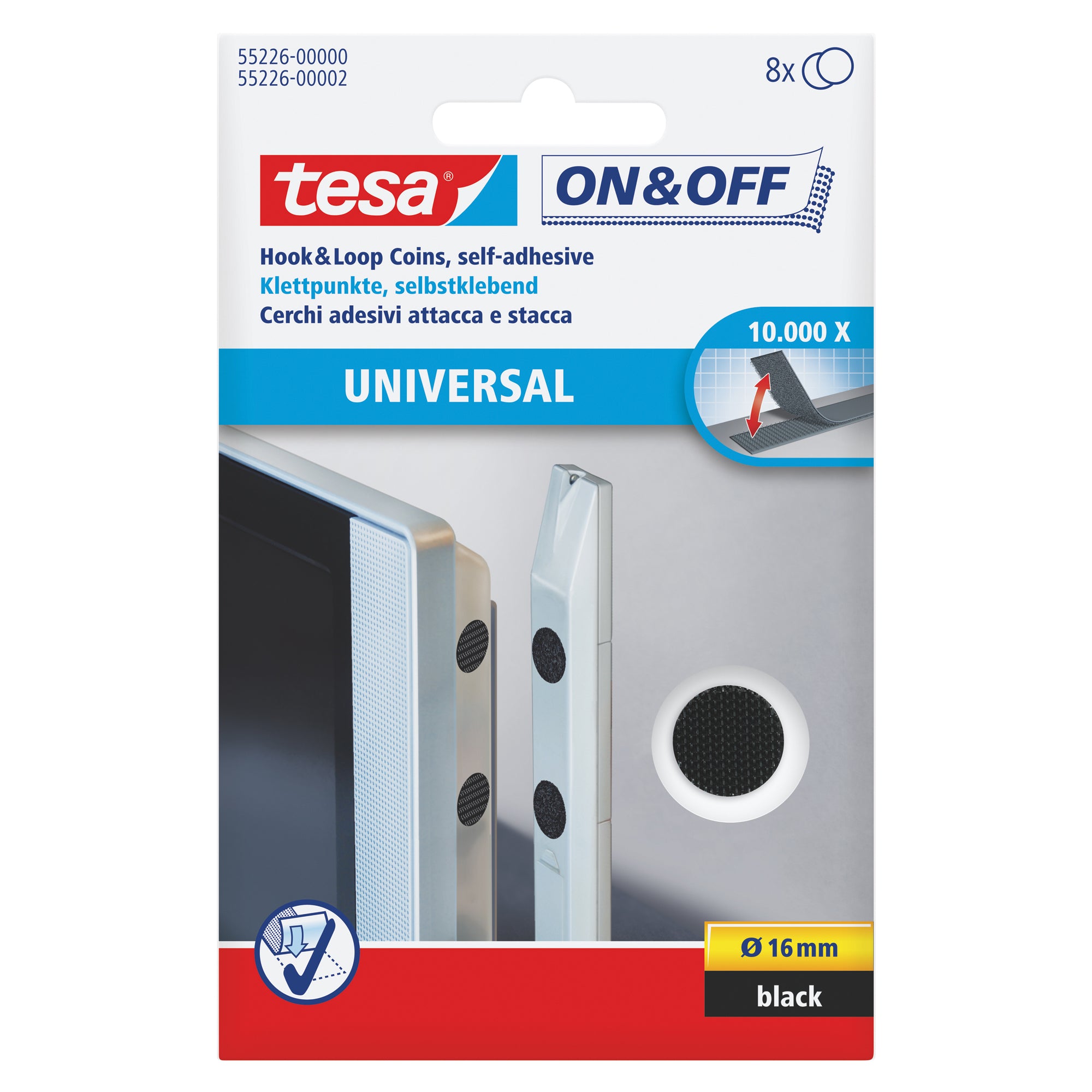 tesa Klettpunkt On & Off