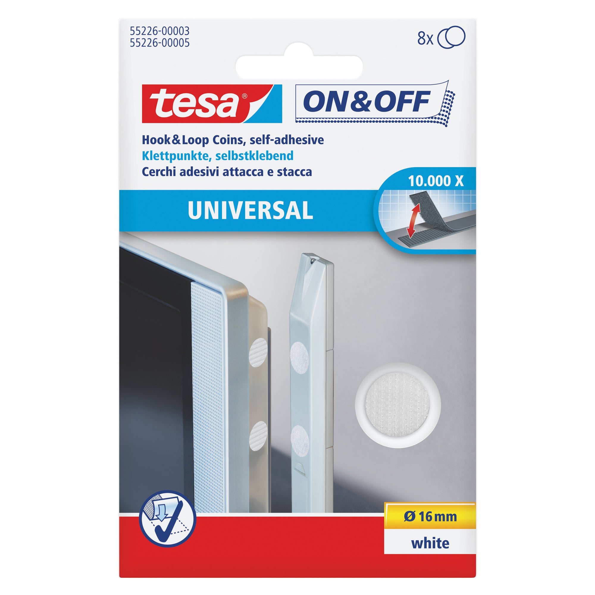 tesa Klettpunkt On & Off