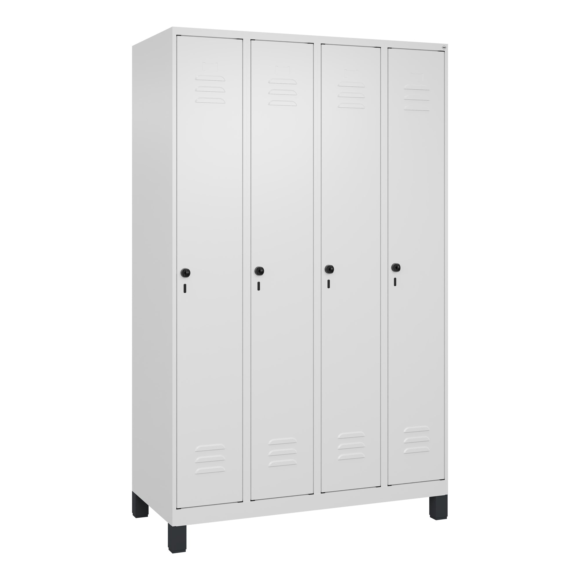 C+P Spind Classic PLUS 4Abteile 195x120x50cm ws/ws