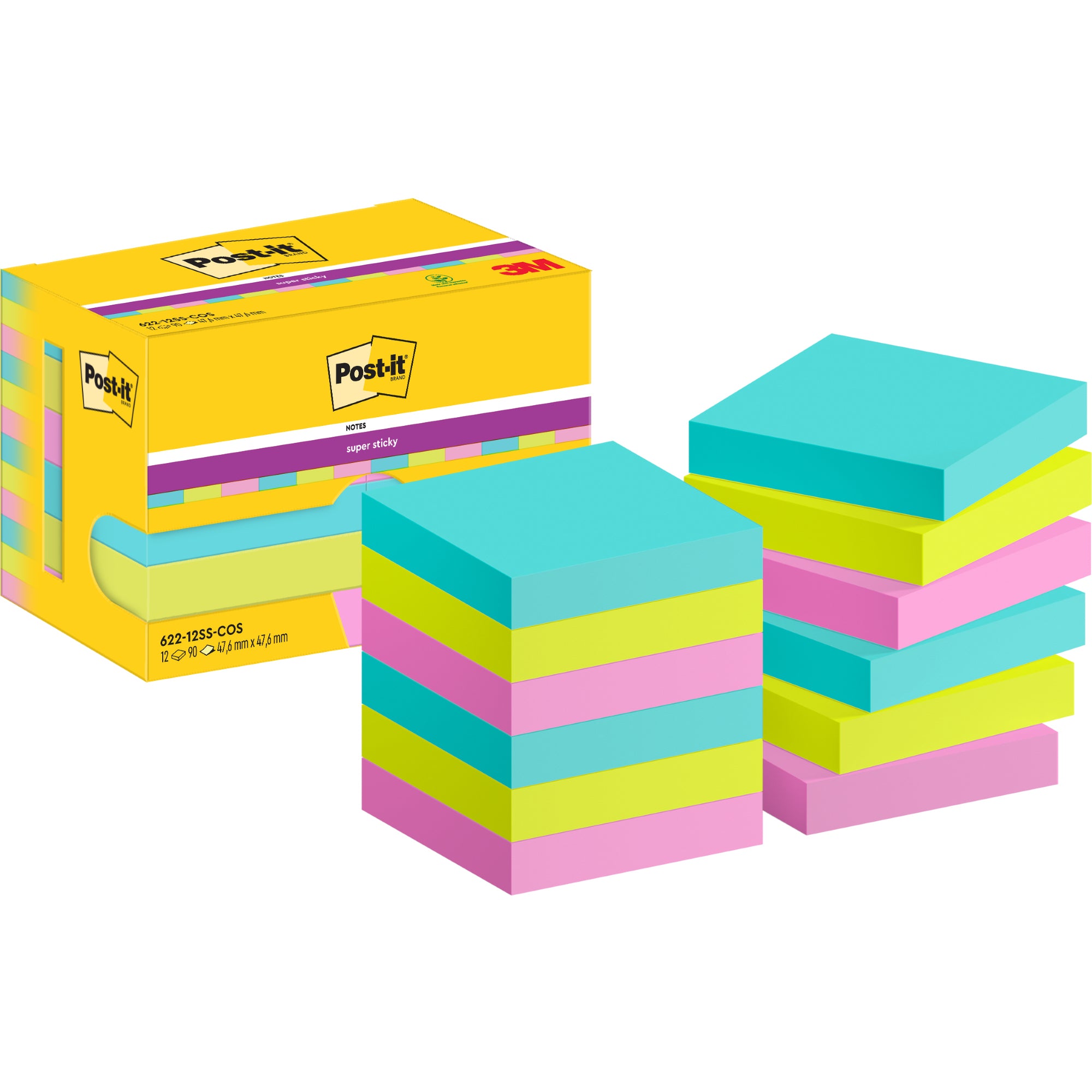 Post-it Haftnotiz Super Sticky Notes Cosmic Collection