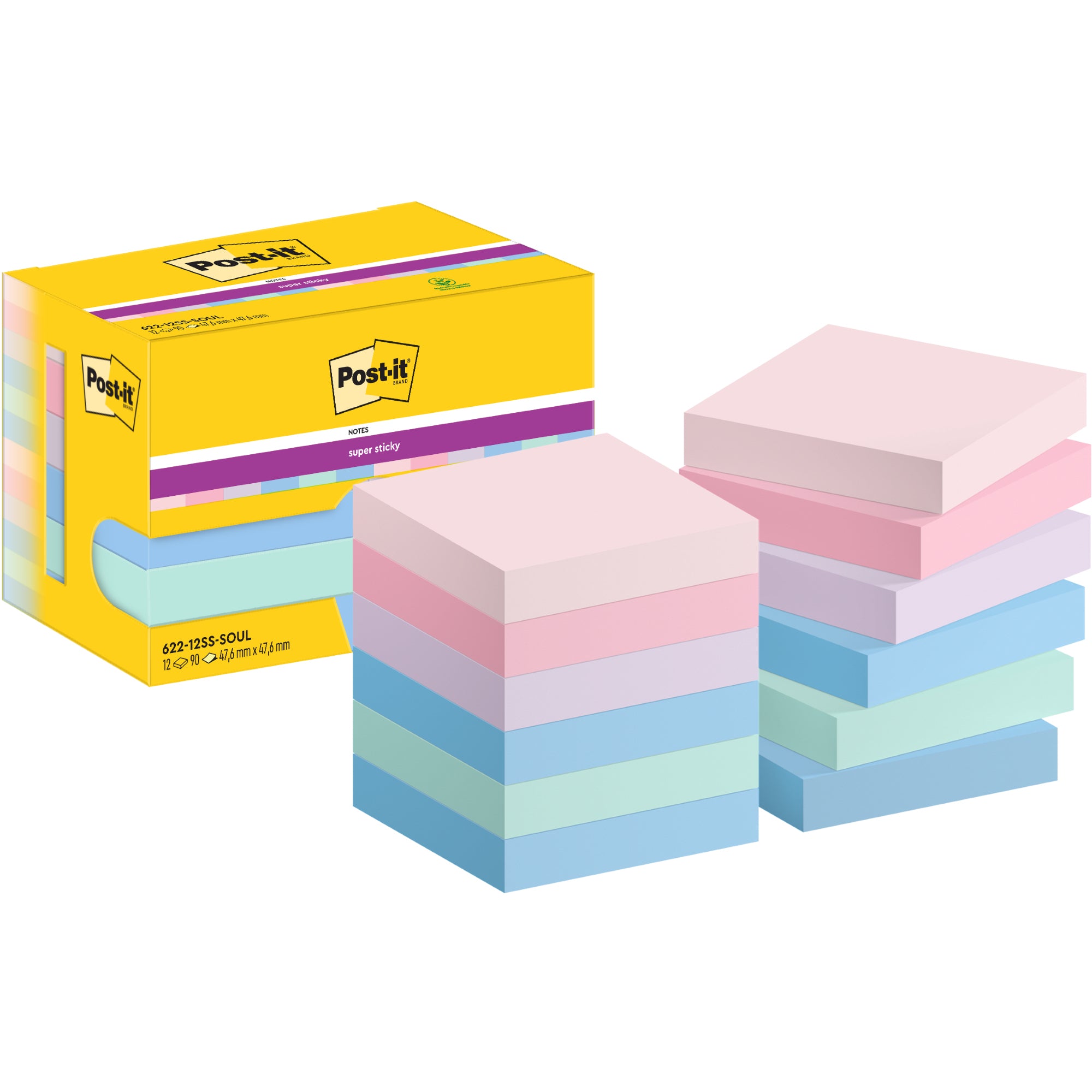 Post-it Haftnotiz Super Sticky Notes Soulful Collection