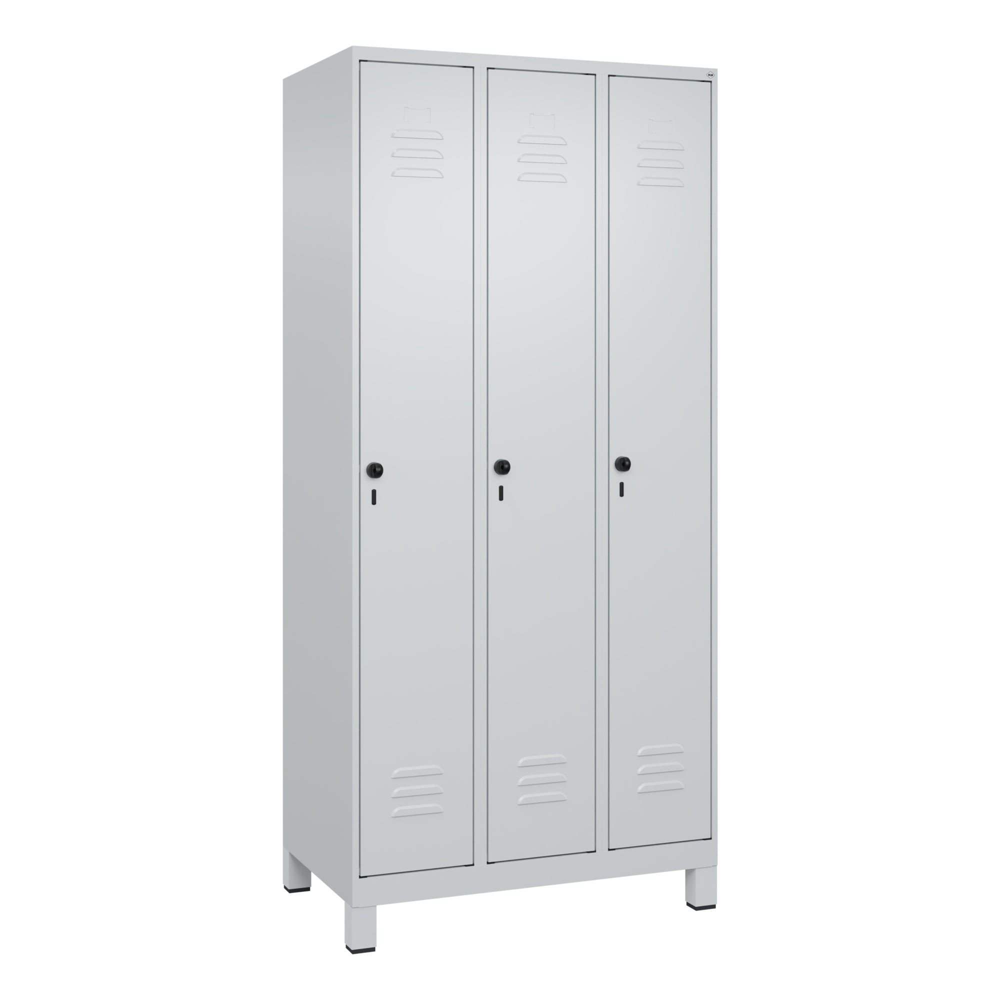 C+P Spind Classic PLUS 3Abteile 1950x900x500mm l.gr