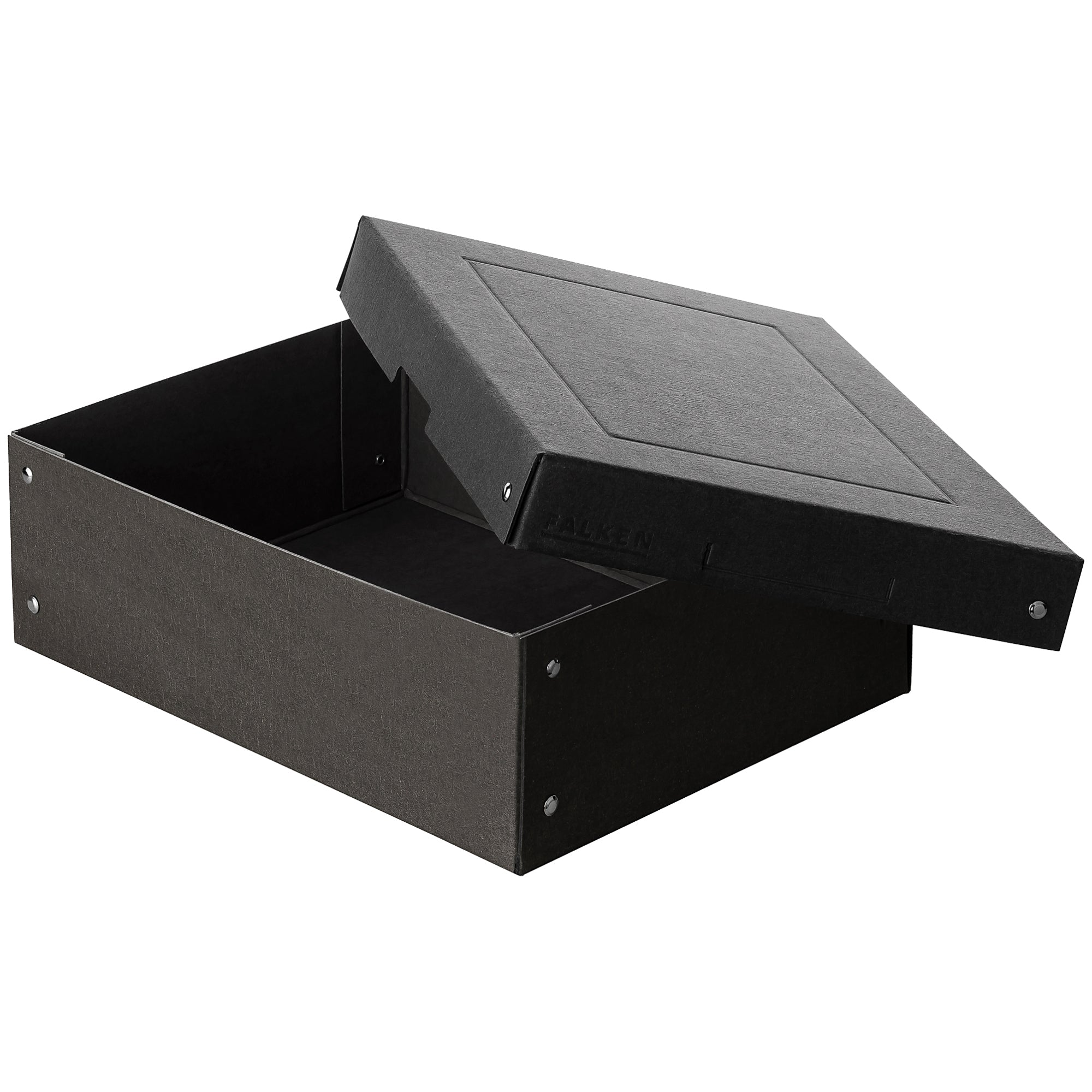 Falken Aufbewahrungsbox PureBox Black, DIN A4