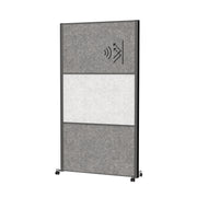 Maul Stellwand MAULconnecto, Stahl, 100 % PES-Fasern, 20 % recycelt