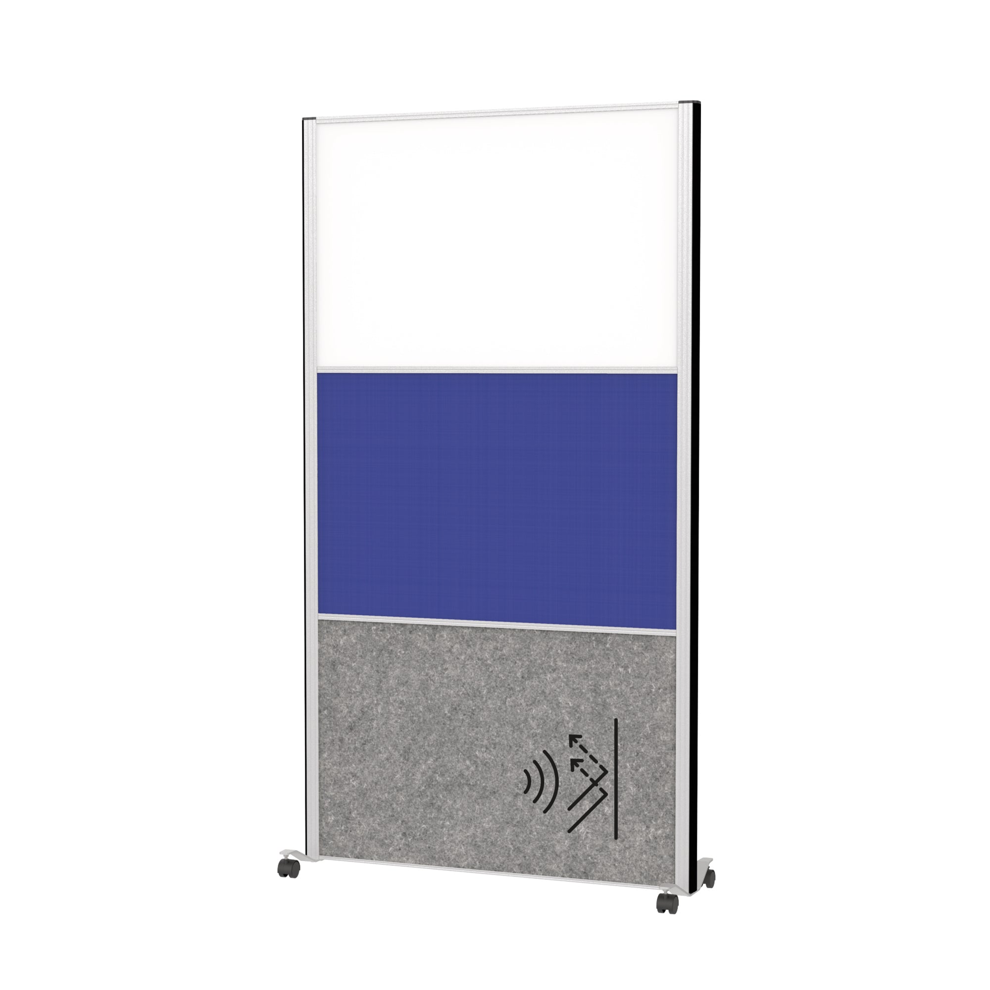 Maul Stellwand MAULconnecto, Stahl, Textil, 100 % PES-Fasern