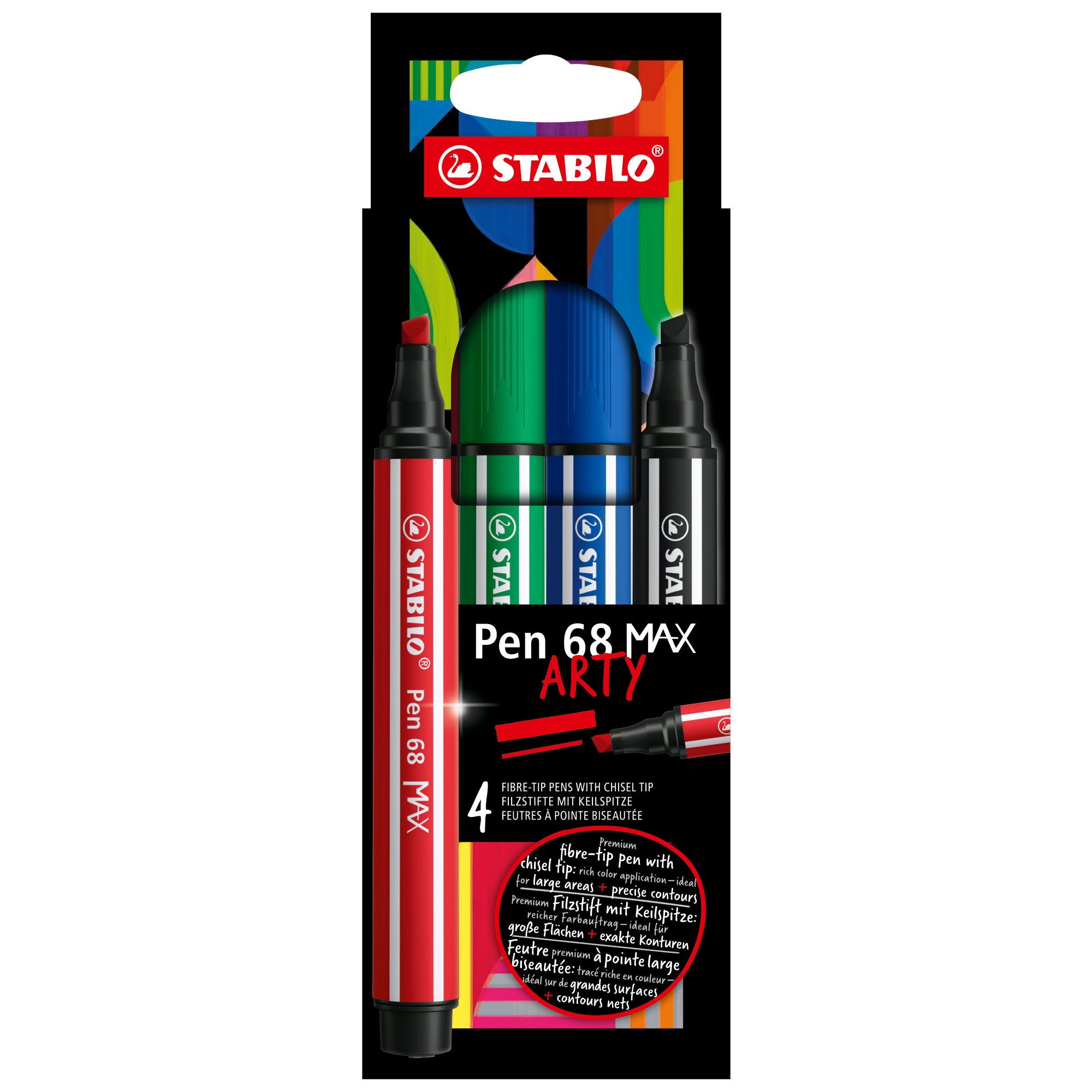 Stabilo Fasermaler Pen 68 MAX ARTY