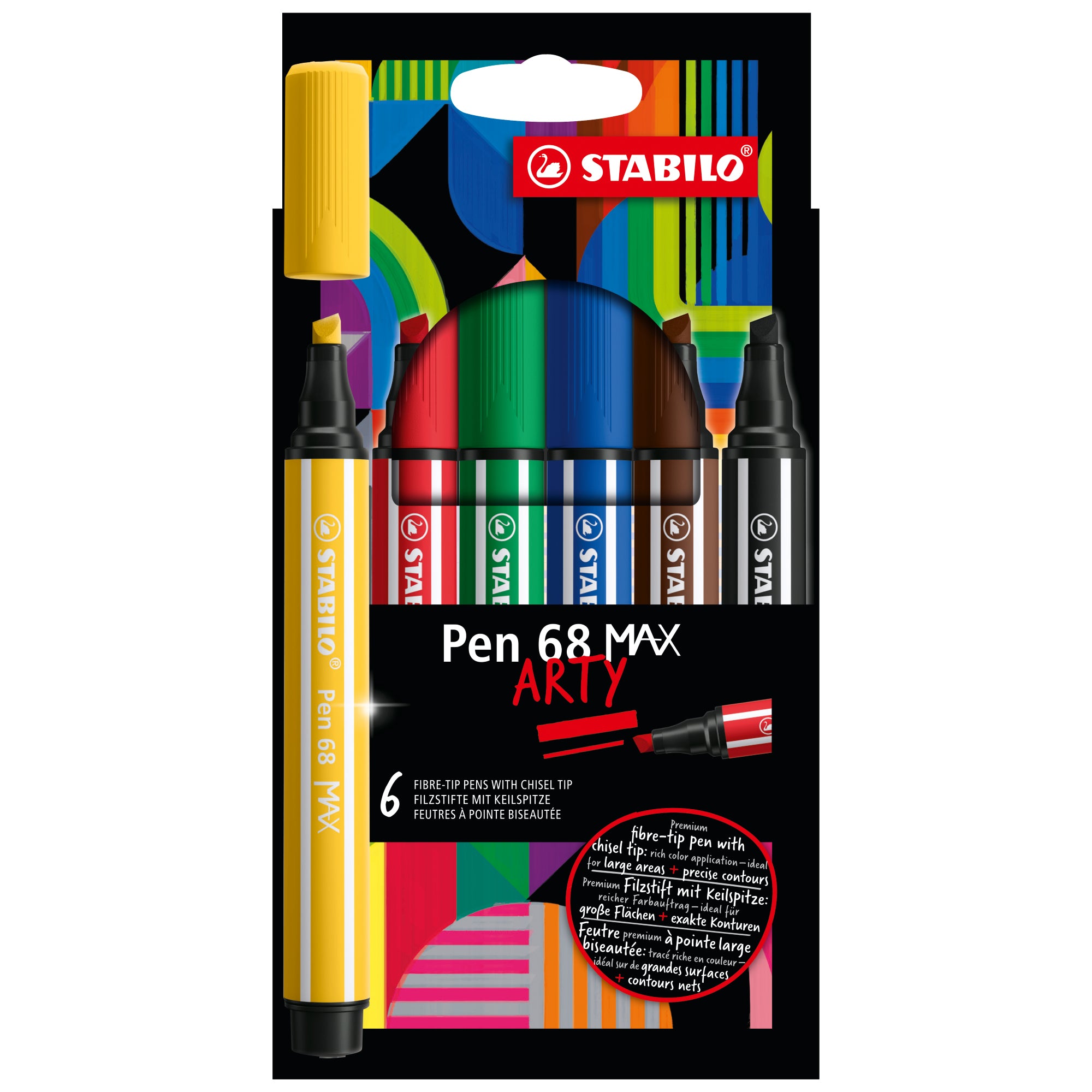 Stabilo Fasermaler Pen 68 MAX ARTY