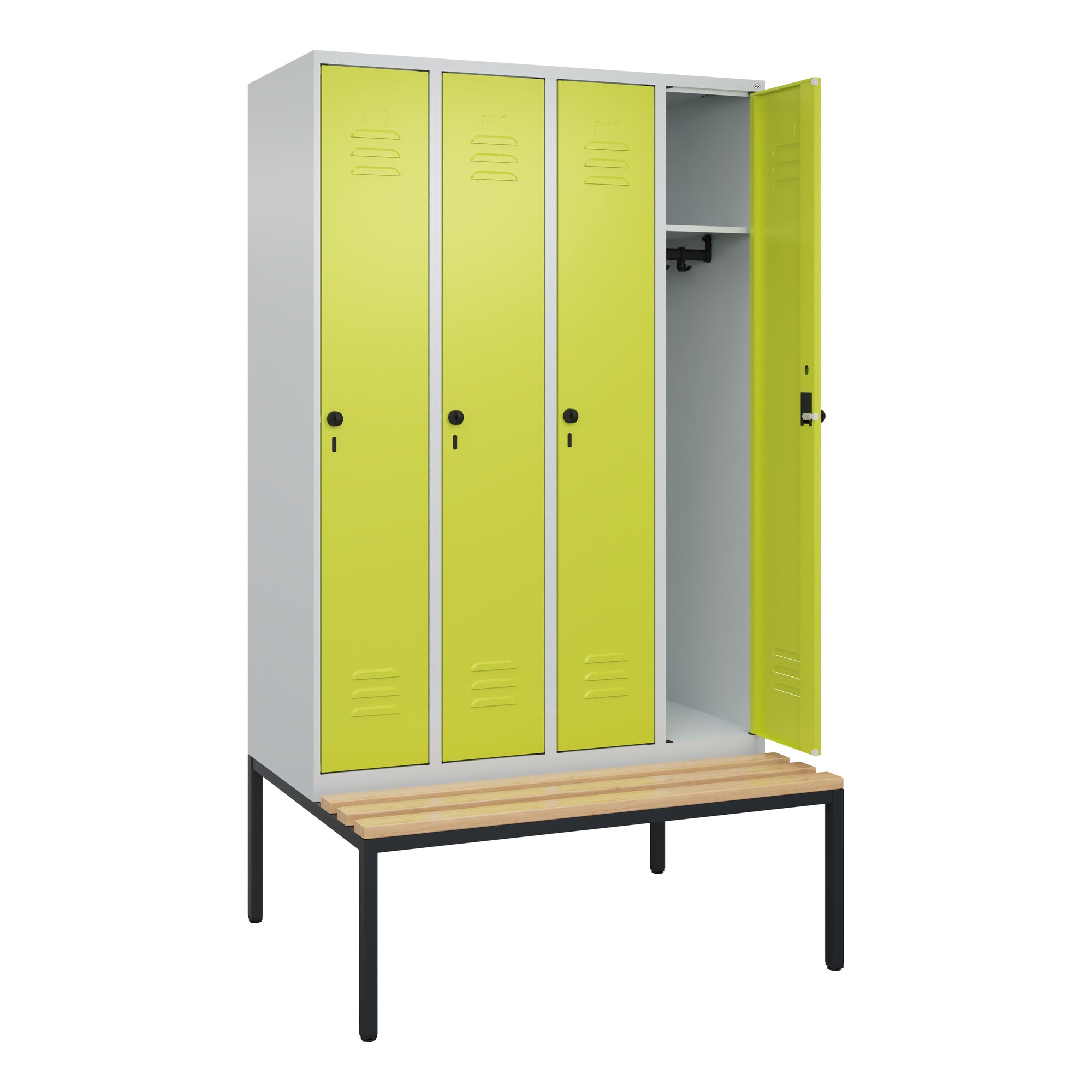 C+P Kleiderspind Classic PLUS, 1.200 x 2.120 x 815 mm (B x H x T)