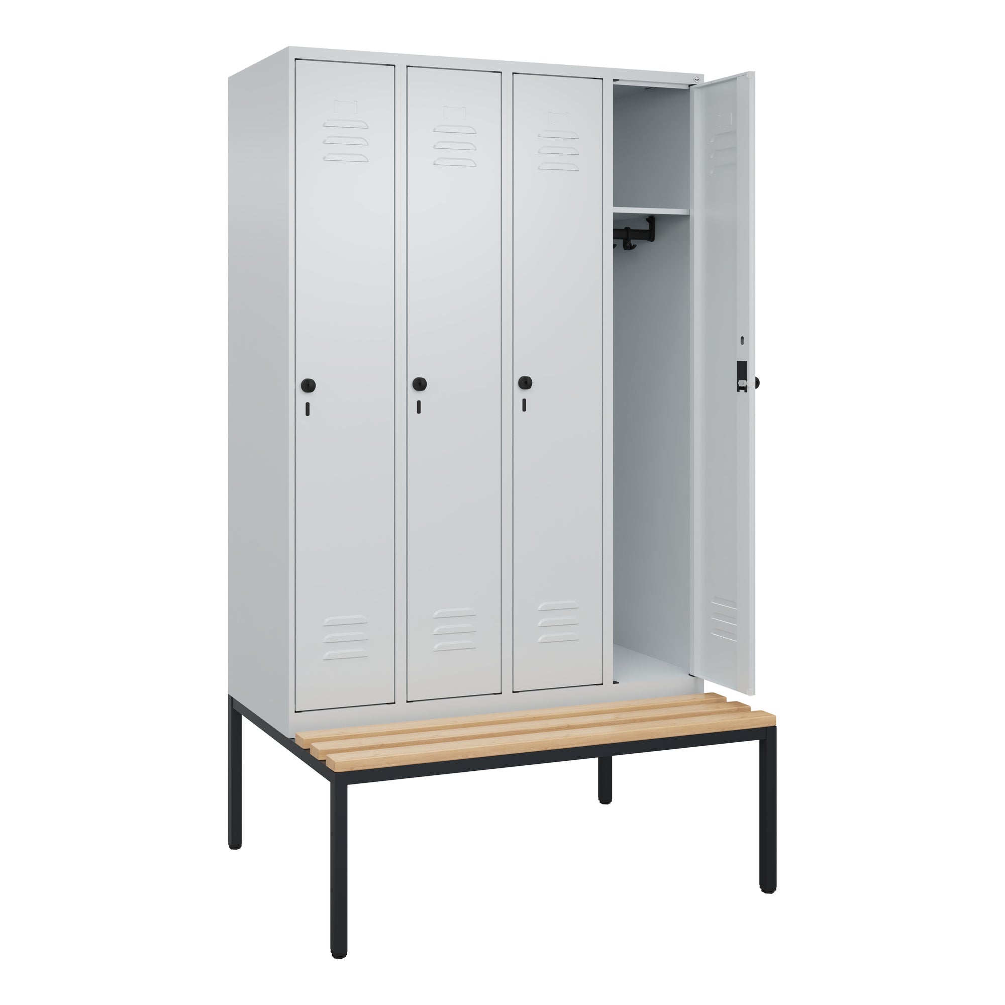 C+P Kleiderspind Classic PLUS, 1.200 x 2.120 x 815 mm (B x H x T)
