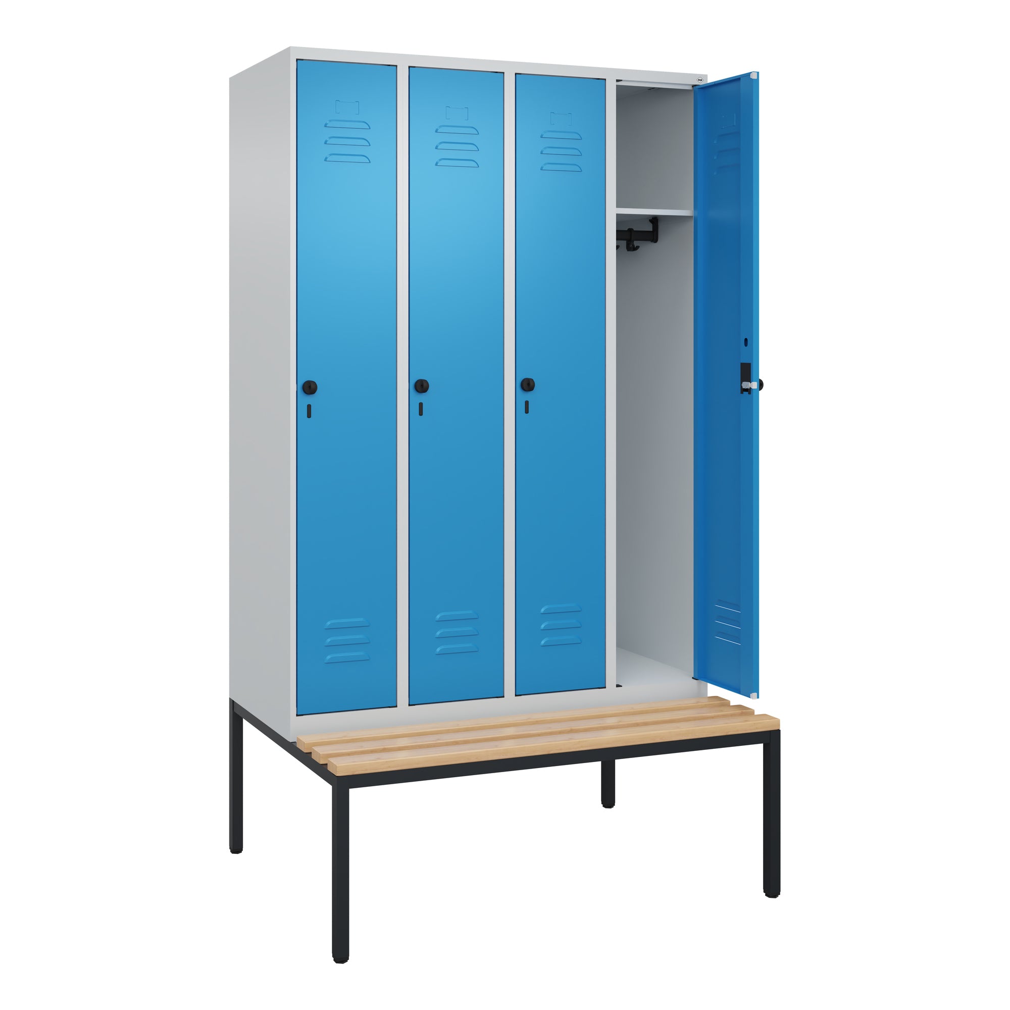 C+P Kleiderspind Classic PLUS, 1.200 x 2.120 x 815 mm (B x H x T)