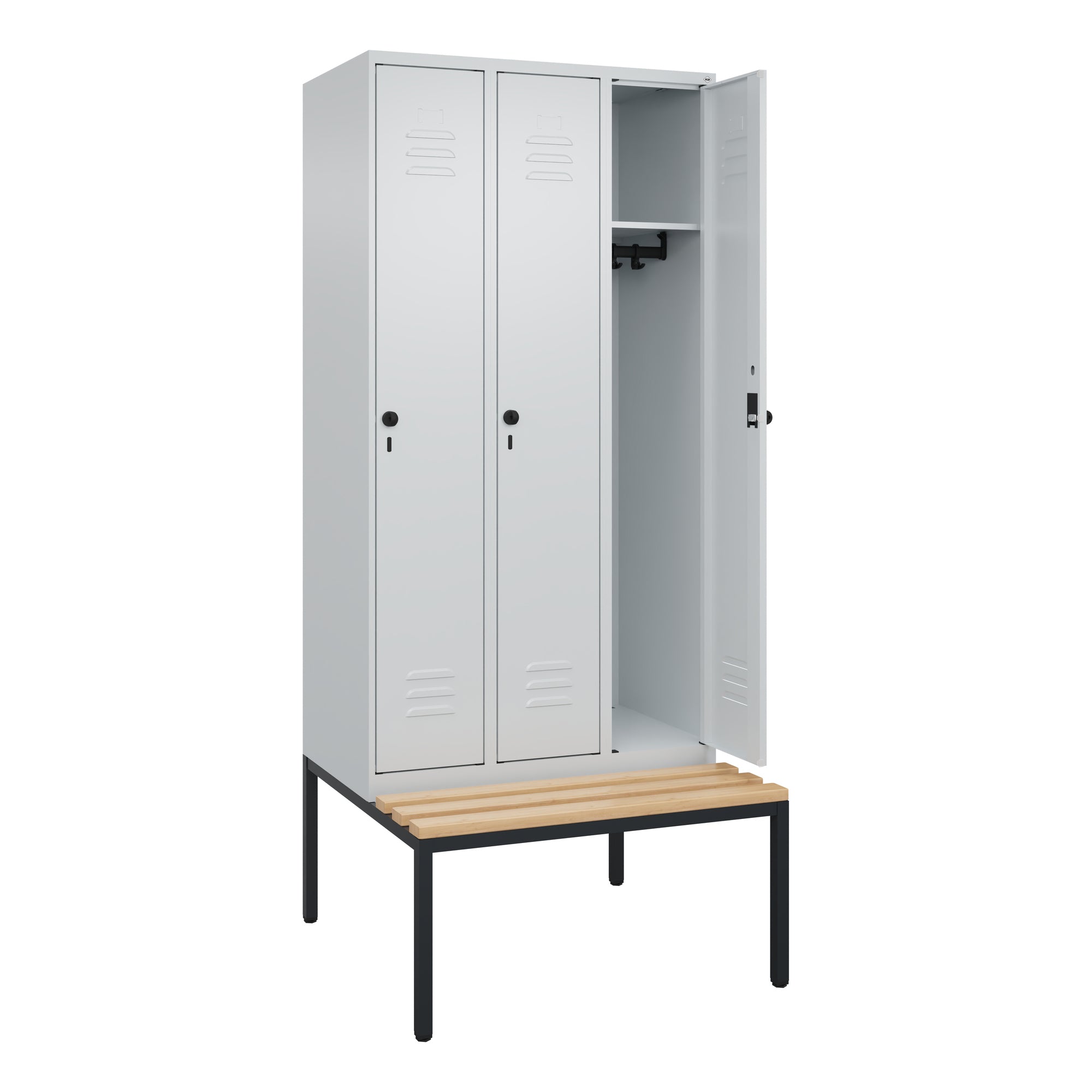 C+P Kleiderspind Classic PLUS, 900 x 2.120 x 815 mm (B x H x T)