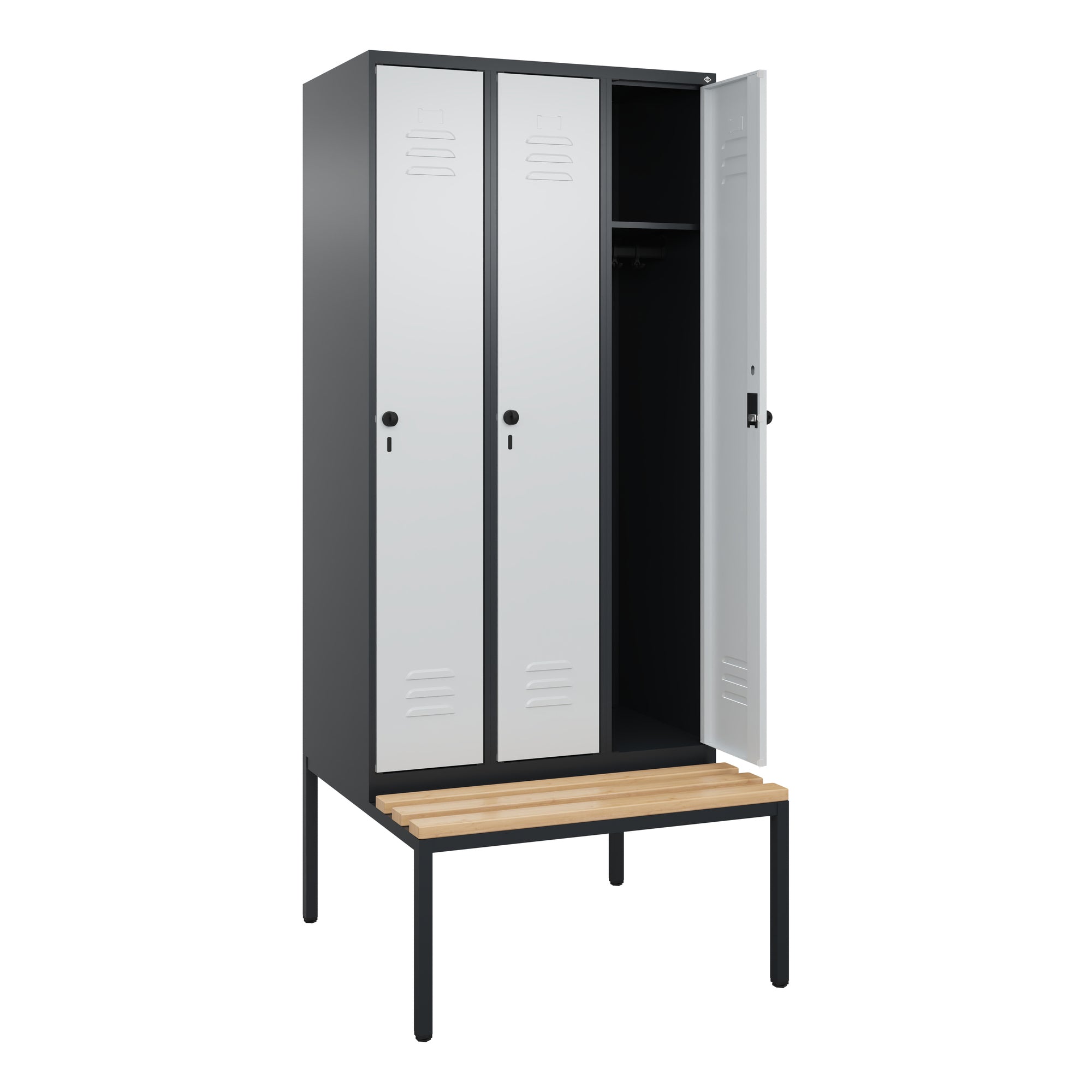 C+P Kleiderspind Classic PLUS, 900 x 2.120 x 815 mm (B x H x T)