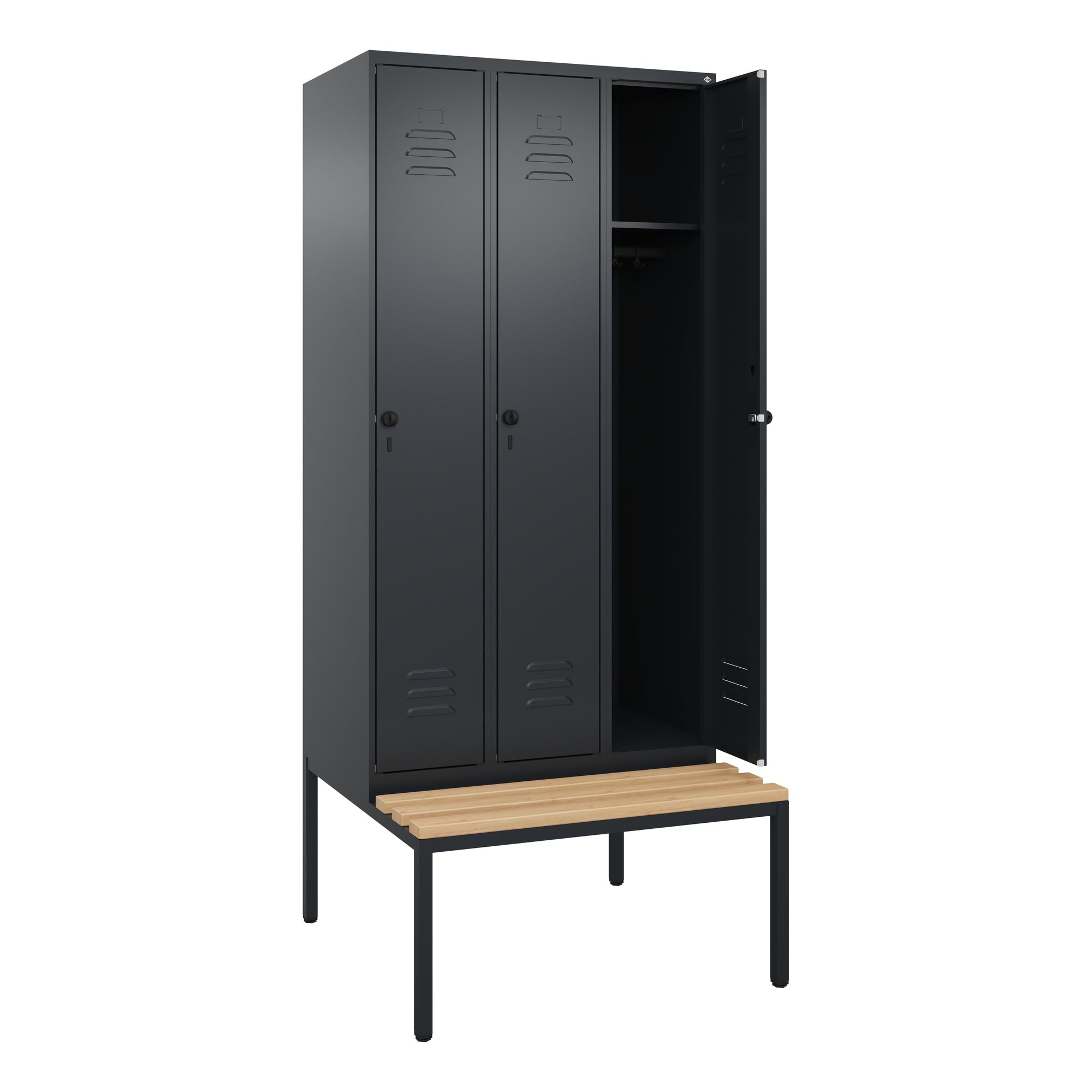 C+P Kleiderspind Classic PLUS, 900 x 2.120 x 815 mm (B x H x T)