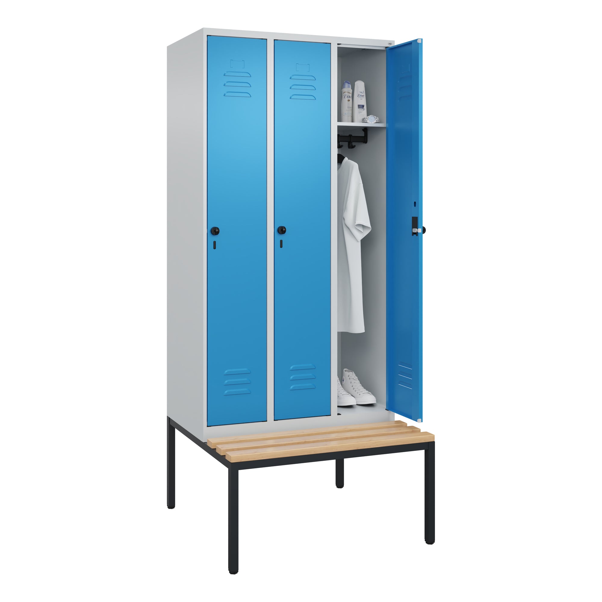 C+P Kleiderspind Classic PLUS, 900 x 2.120 x 815 mm (B x H x T)