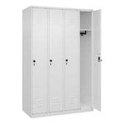 C+P Spind Classic PLUS 4Abteile 185x120x50cm ws/ws