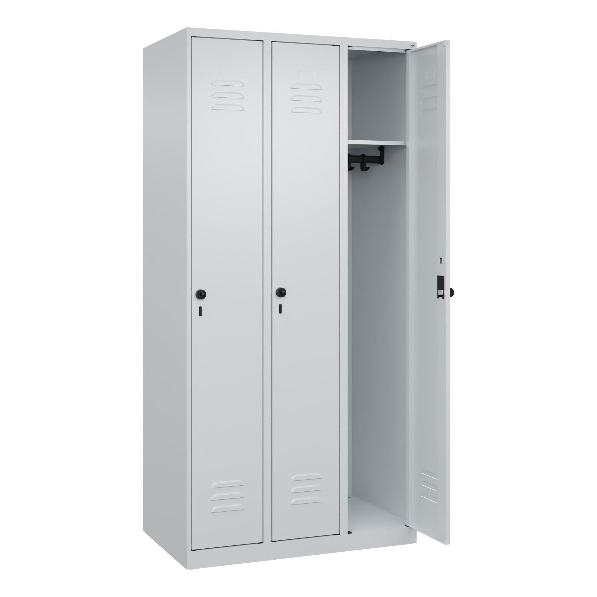 C+P Spind Classic PLUS 3Abt. 1850x900x500mm l.gr.