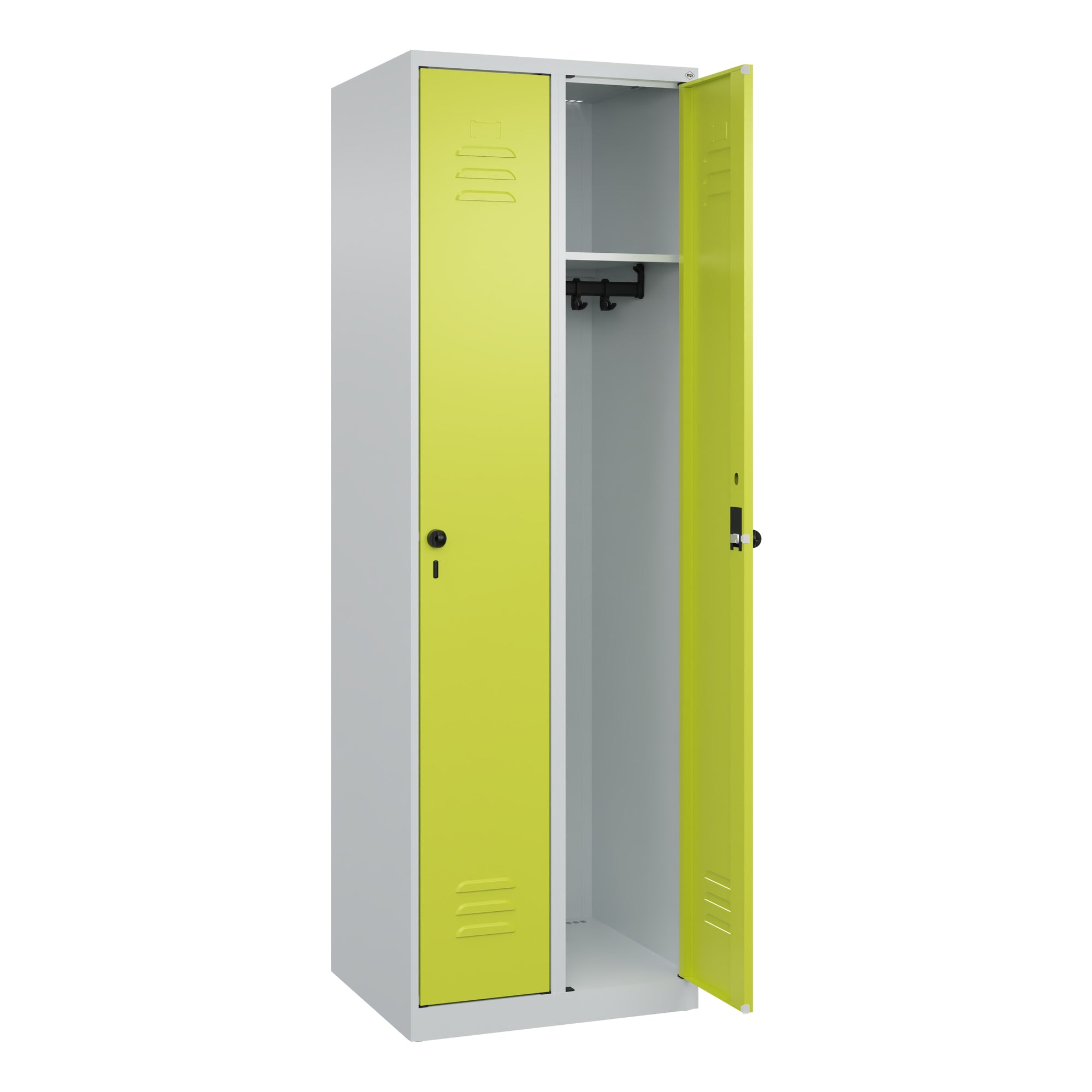 C+P Spind Classic PLUS 2Abteile 1850x600x500mm l.gr