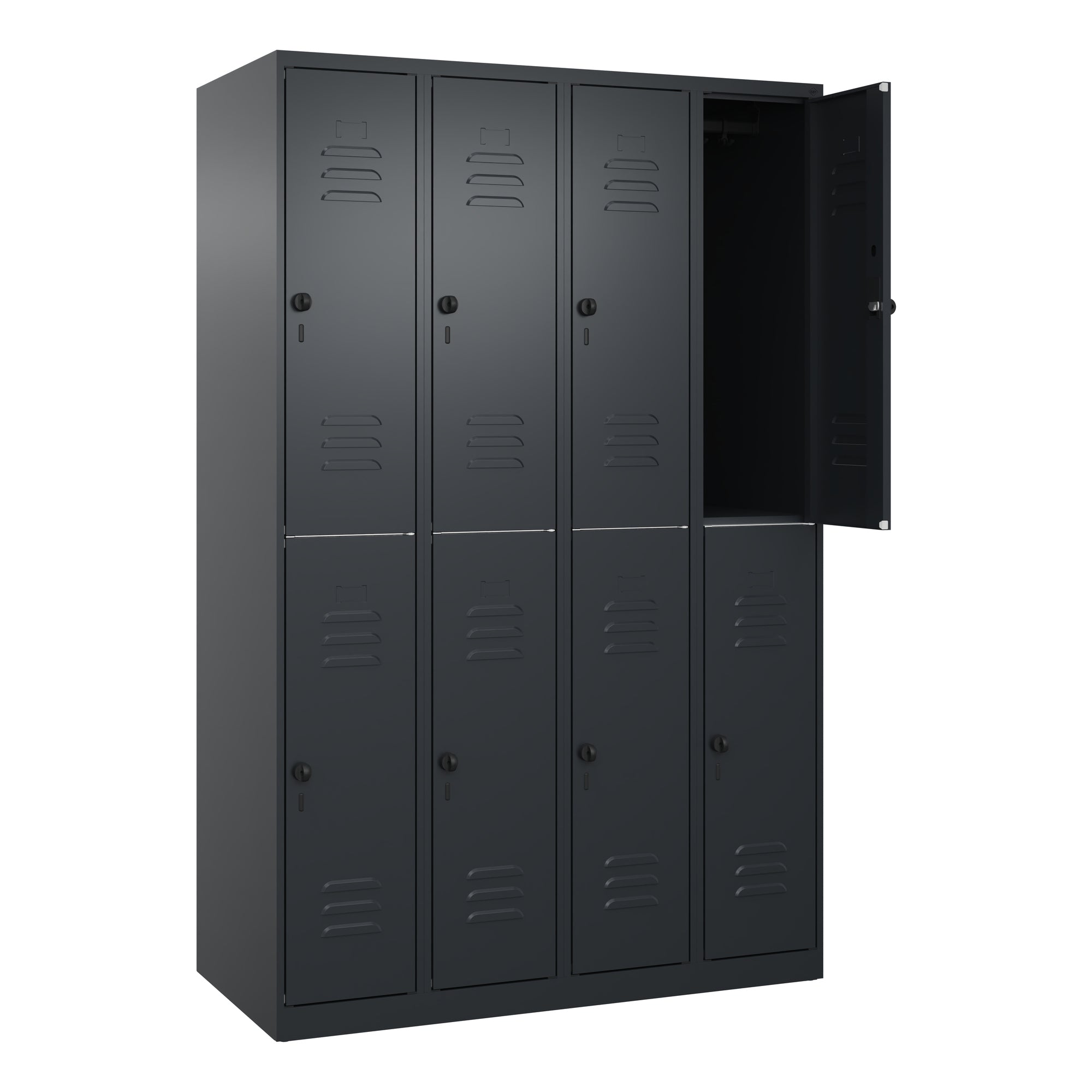 C+P Spind Classic PLUS 4Abteile 1850x1200x500mm s.gr